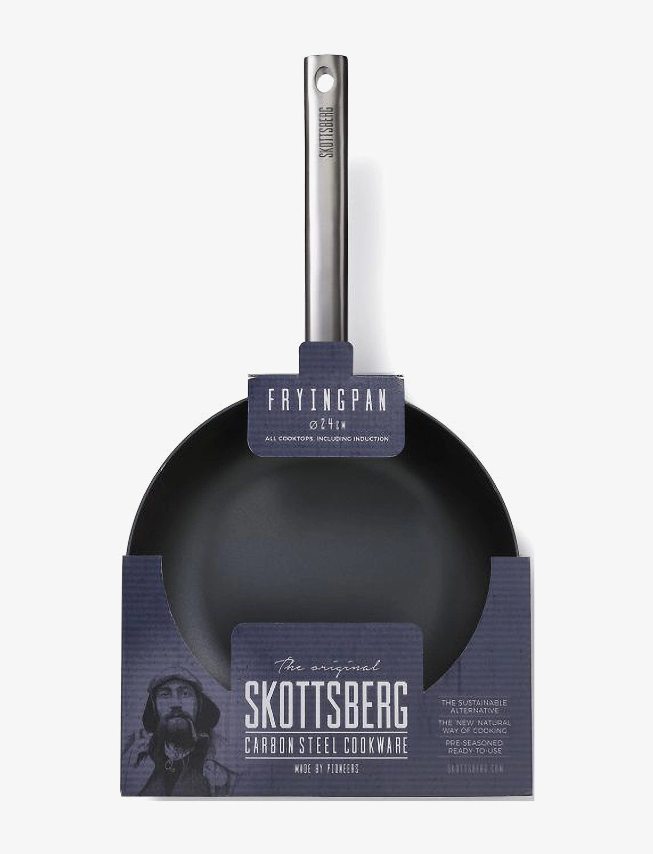 Skottsberg - Fry Pan Carbon - praepannid ja pannid - black - 4