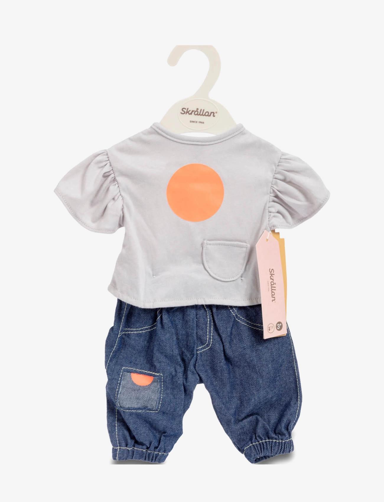 Skrållan - SKRÅLLAN JEANS & T-SHIRT 45 CM - dukketøj - multi - 2