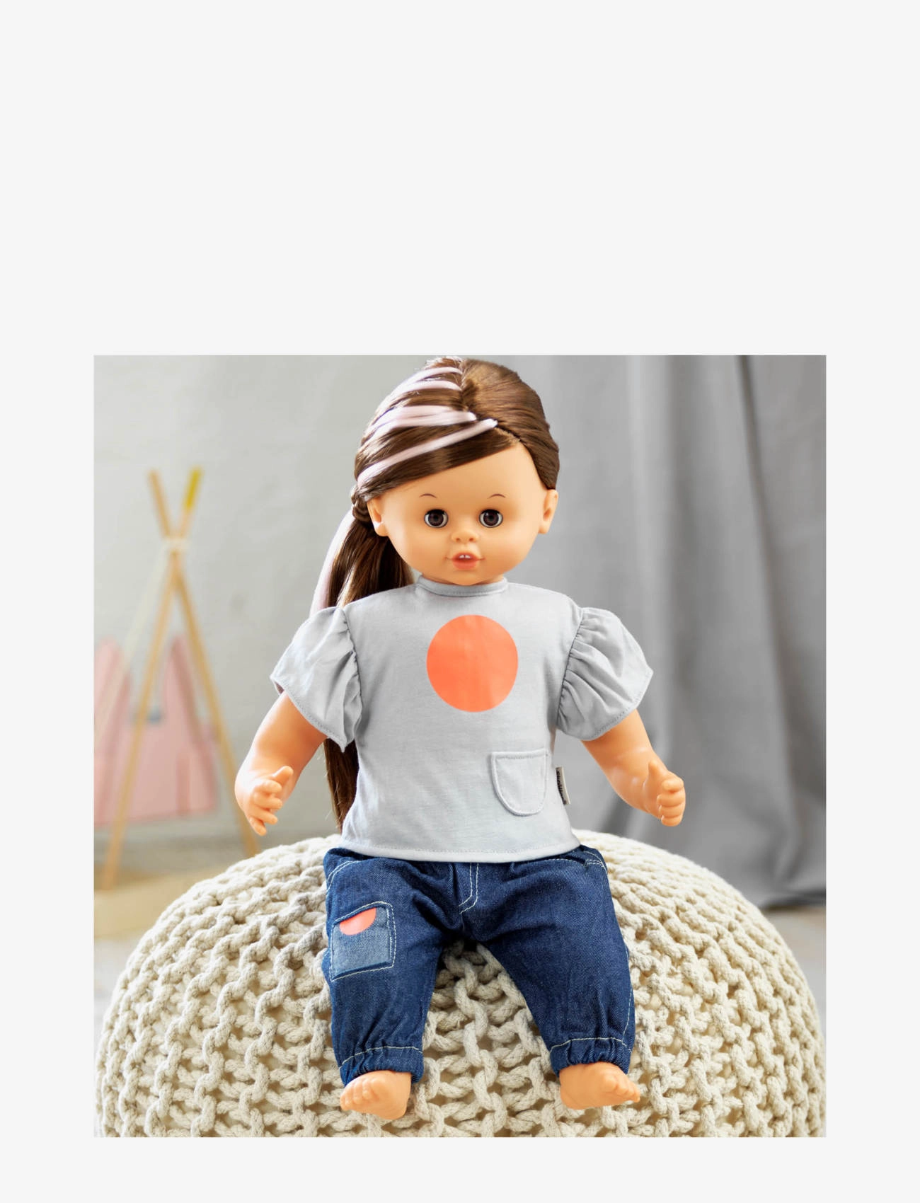 Skrållan - SKRÅLLAN JEANS & T-SHIRT 45 CM - dukketøj - multi - 3