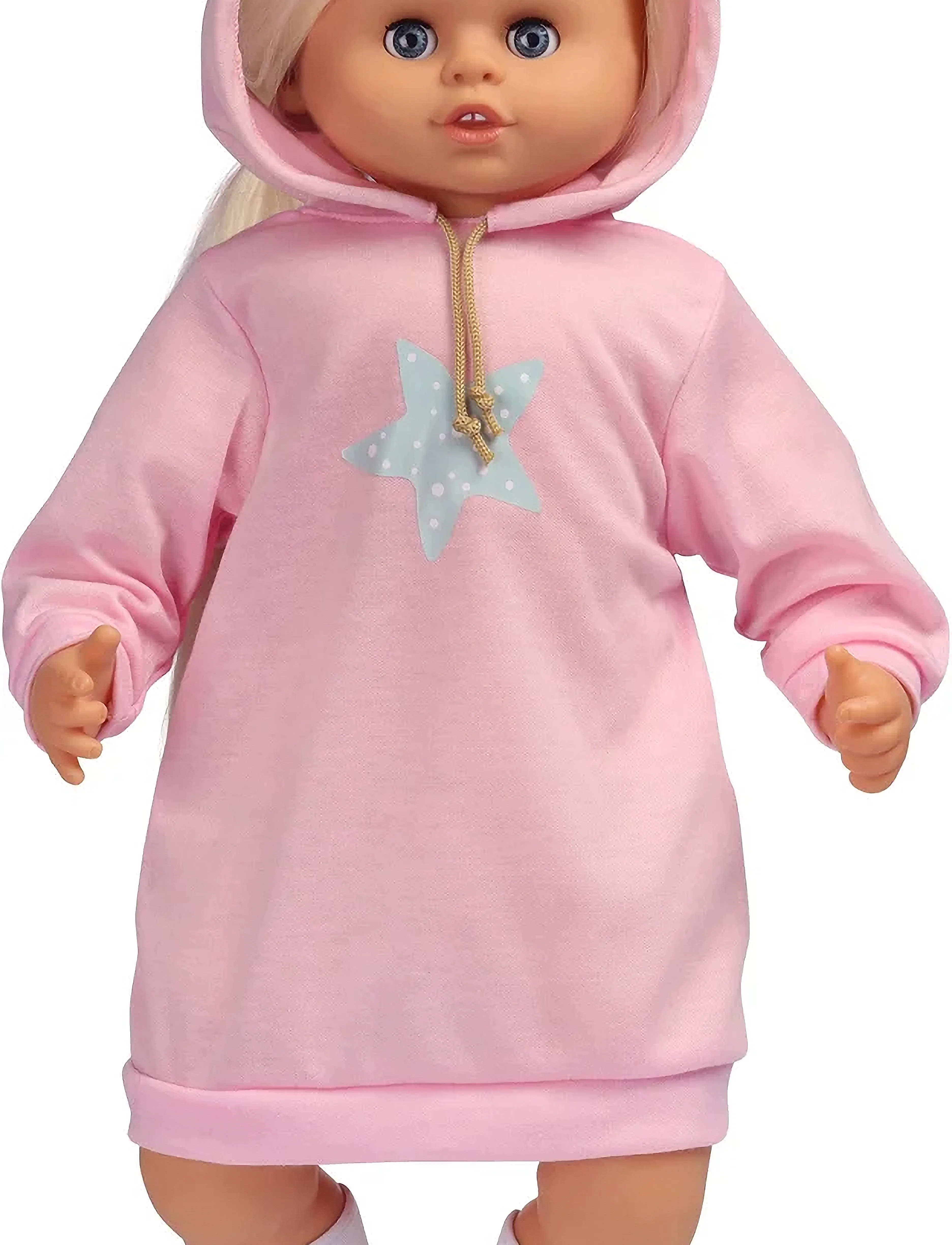 Skrållan Skrållan Hoodie 45 cm, One Size, Pink, Dukker Og Tilbehør > Dukker Accessories, Børn
