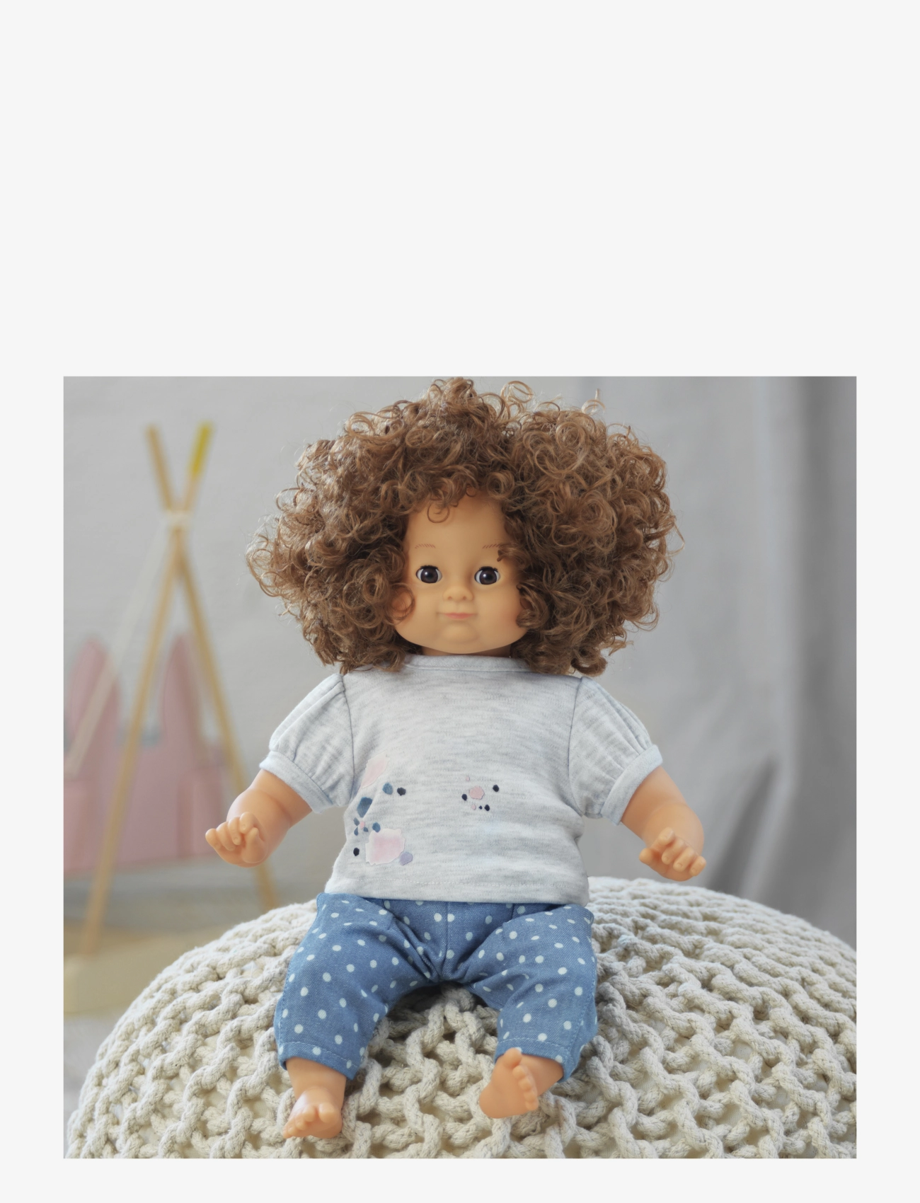 Skrållan - SKRÅLLAN JEANS&T-SHIRT 36-40CM - dukkeklær - multi - 2