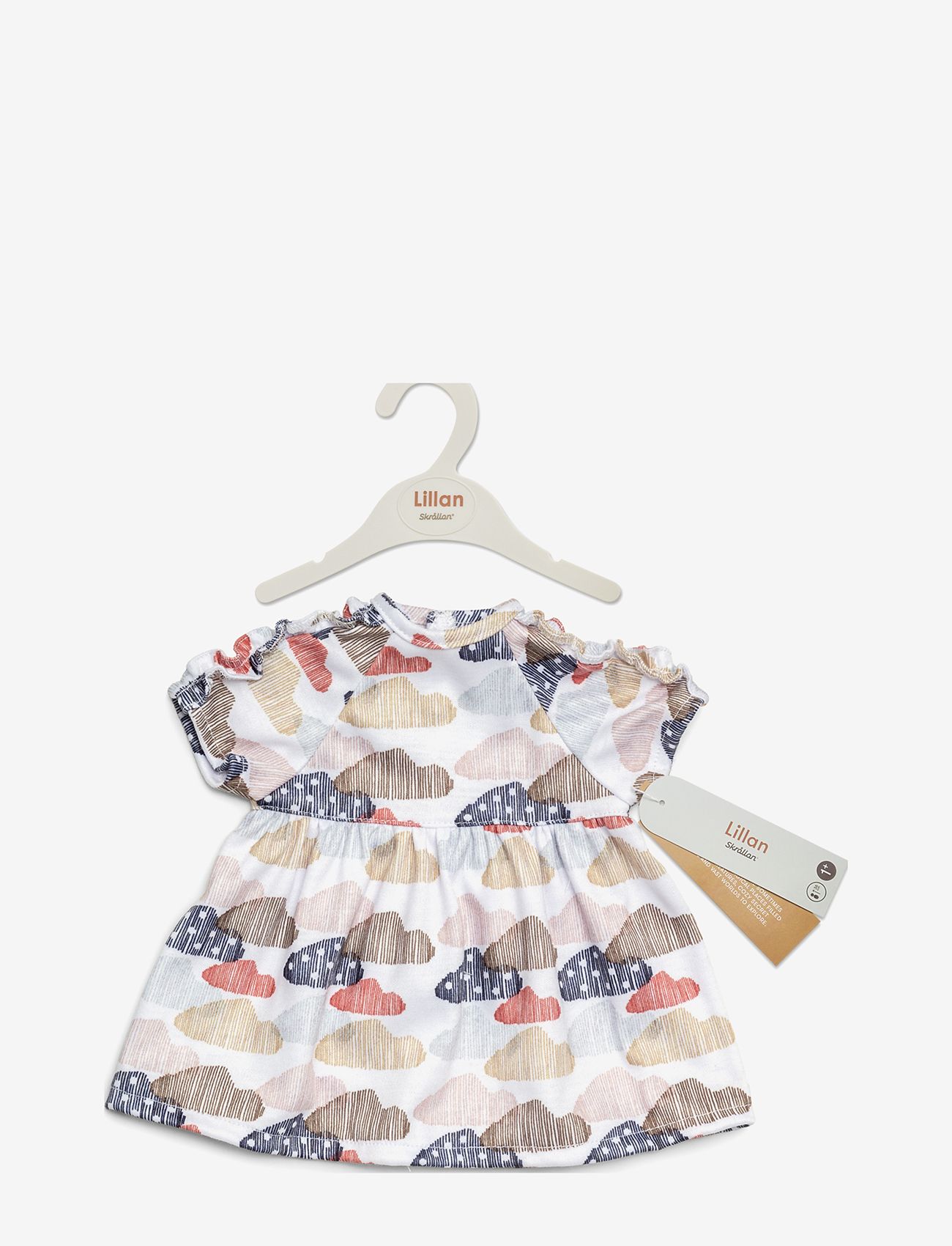 Skrållan - SKRÅLLAN KLÄNNING 36-40 CM - doll clothes - multi - 0