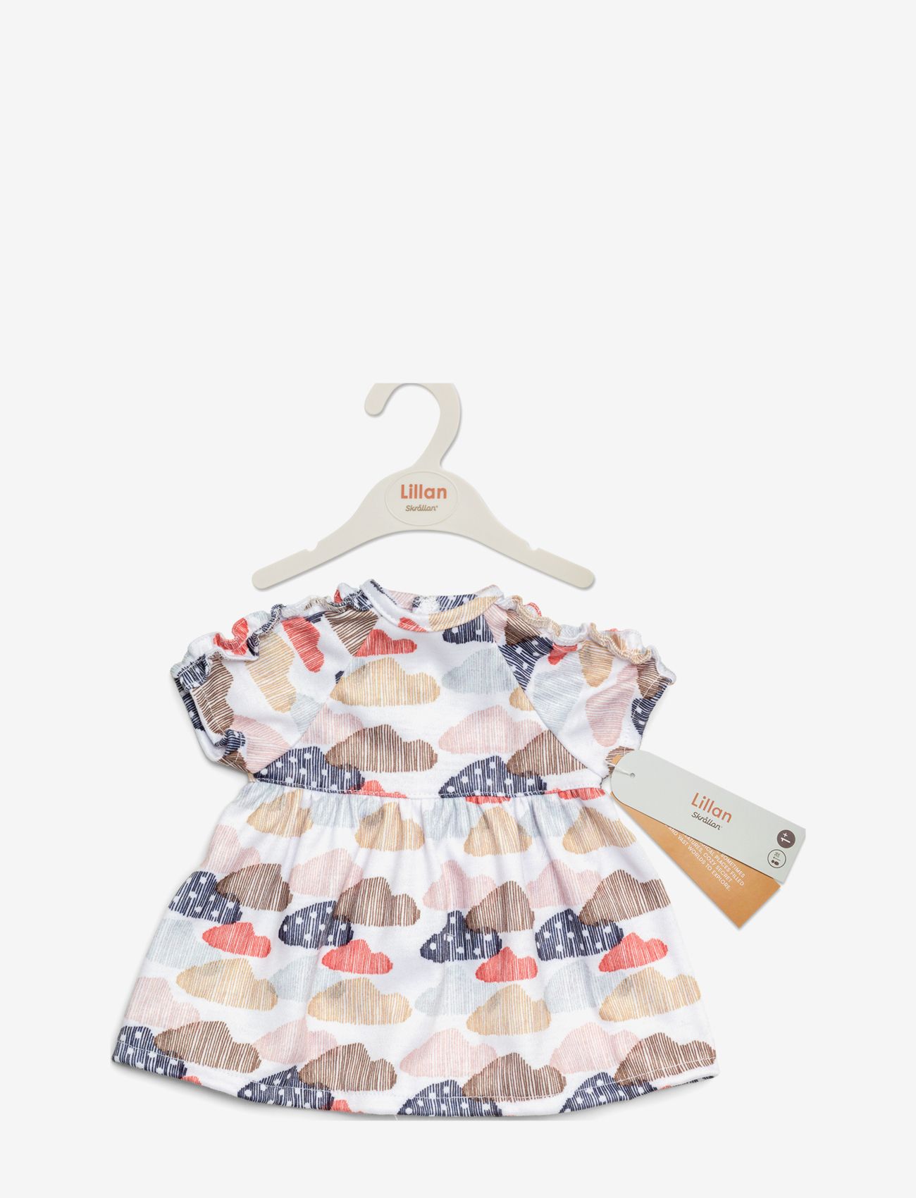 Skrållan - SKRÅLLAN KLÄNNING 36-40 CM - doll clothes - multi - 1
