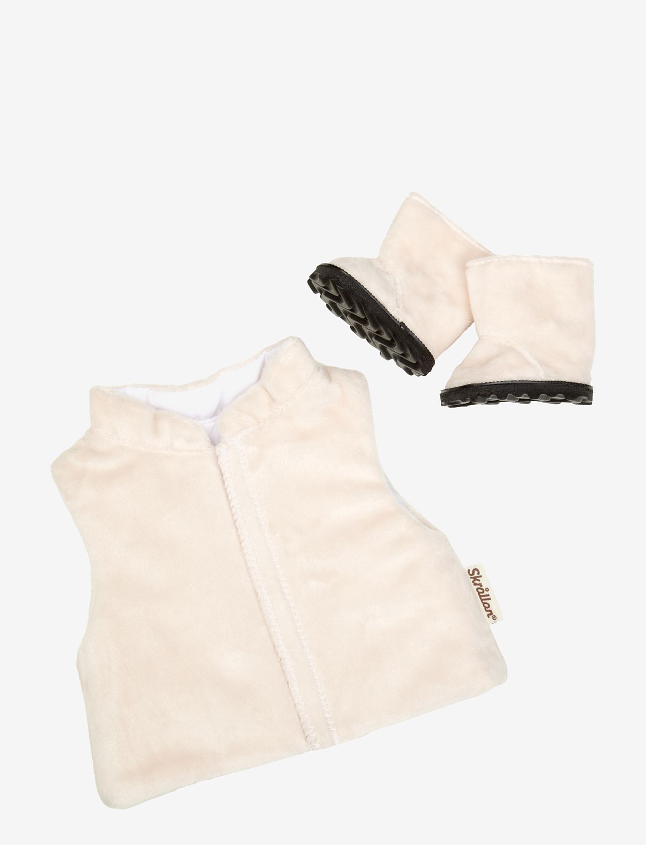 Skrållan - SKRÅLLAN VÄST STÖVLAR 36-40 CM - dockkläder - multi - 0