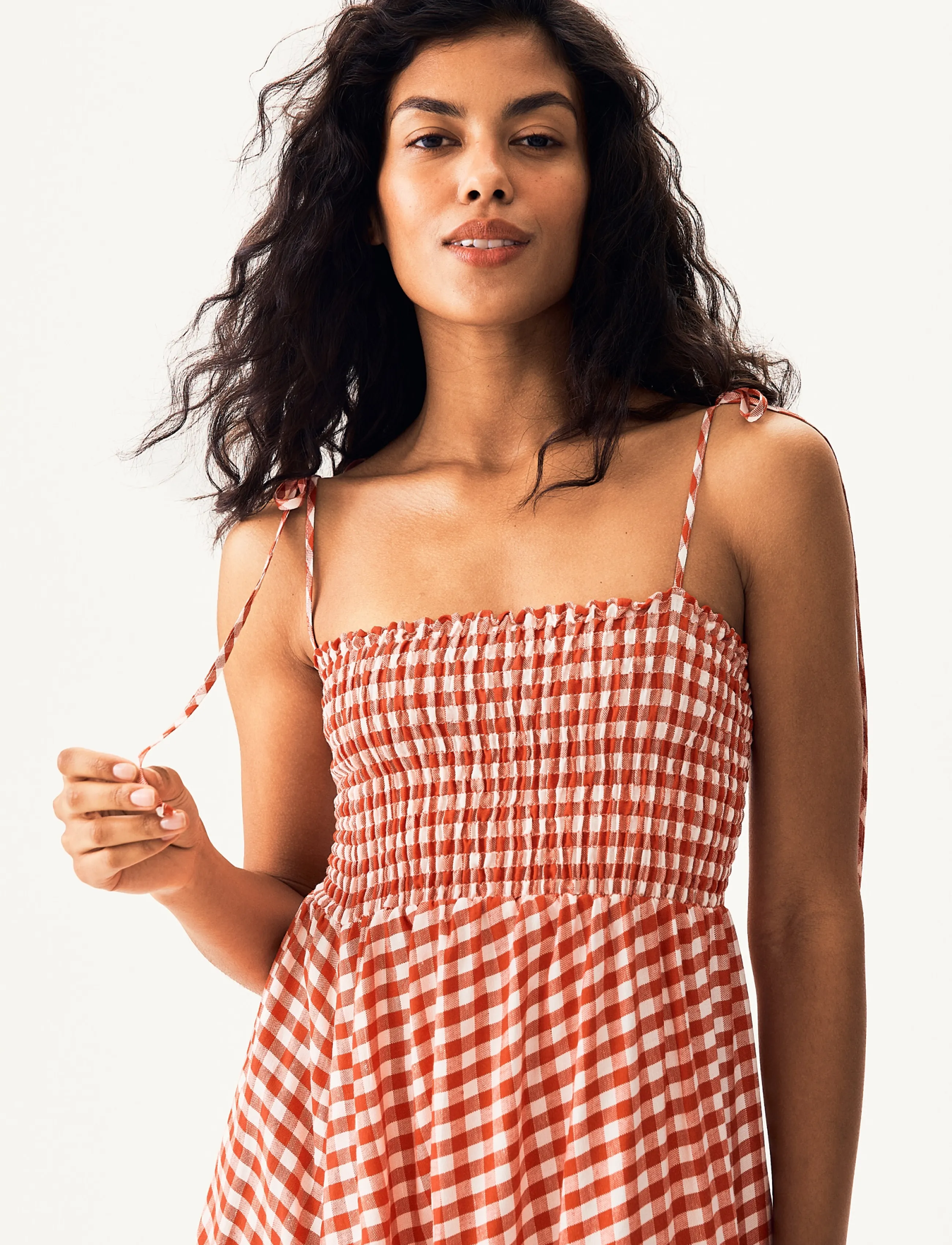 Sleeper Atlanta Linen Strap Dress With Rose klänningar dam – bild 6