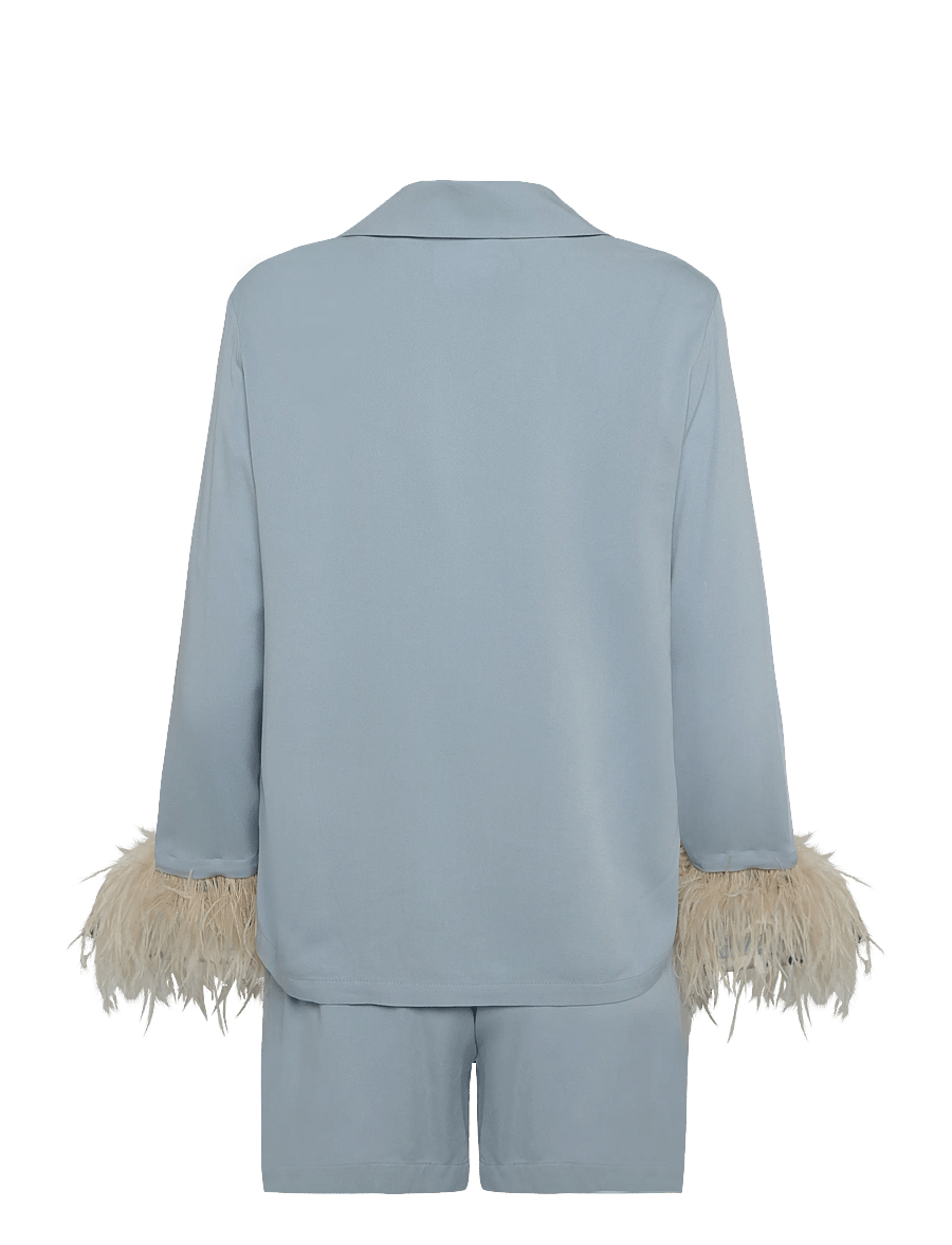 Sleeper - The Bow Set with shorts with Detachable Feathers - blue - 2
