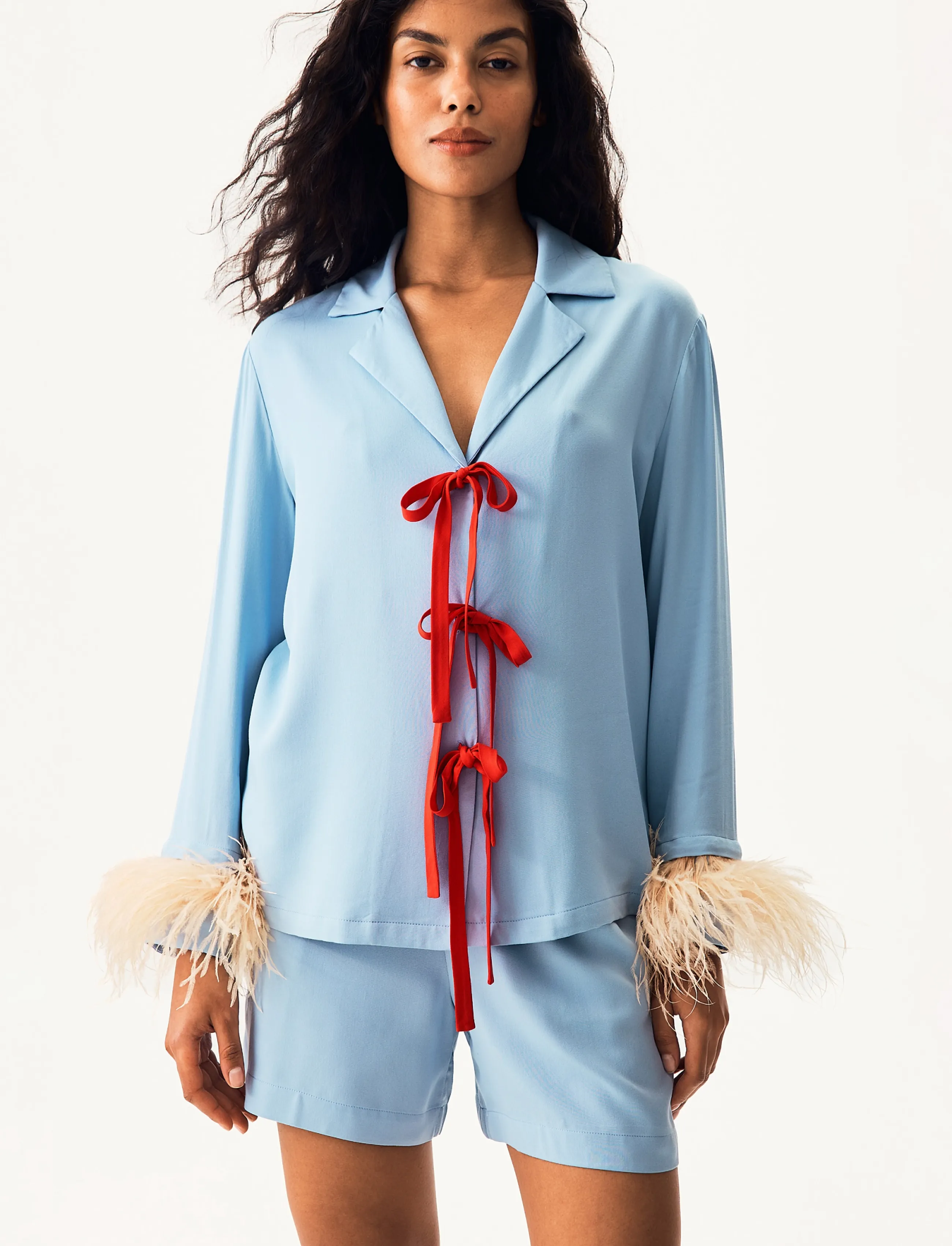 Sleeper The Bow Set With Shorts With Detachable Feathers dam – bild 5