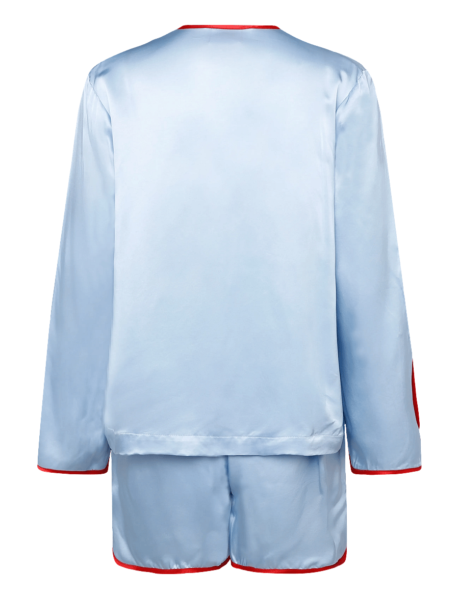 Sleeper - Louis Pajama Set with Shorts - pyjamas - blue - 2