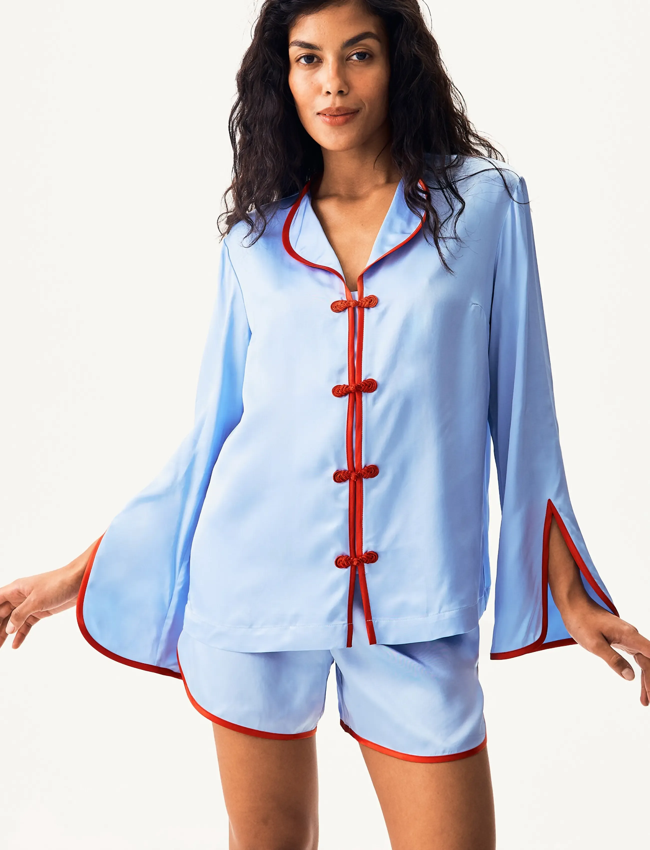 Sleeper Louis Pajama Set With Shorts dam – bild 3
