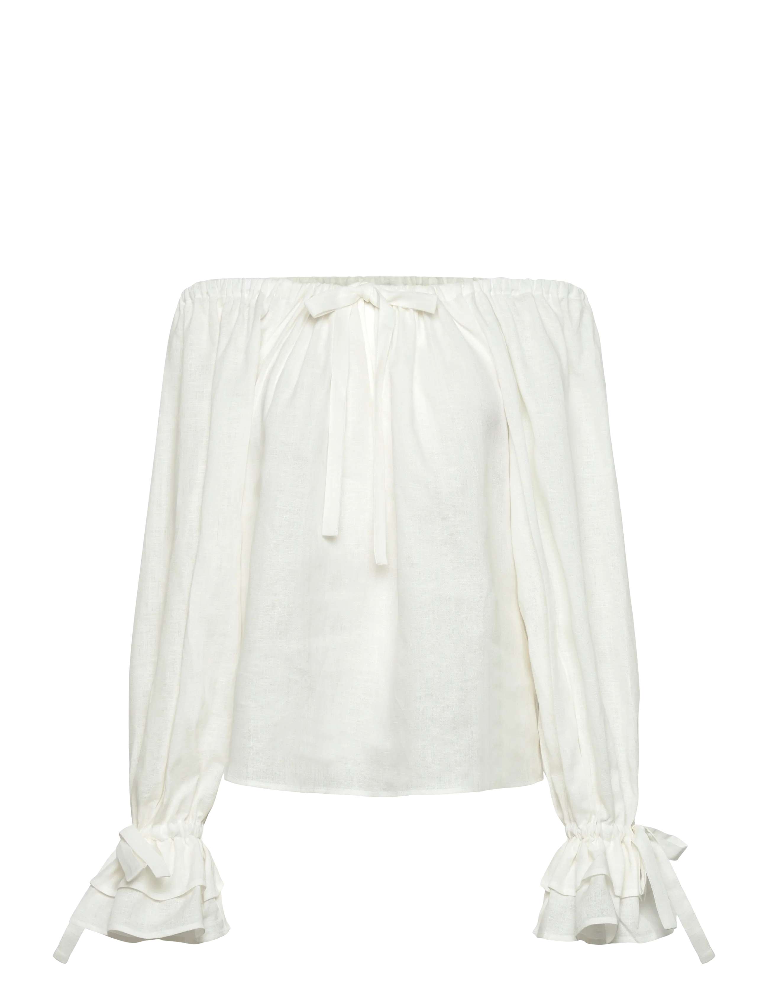 SLEEPER Cha-Cha Lounge Bluse In Weiß Weiß - M/L - Damen