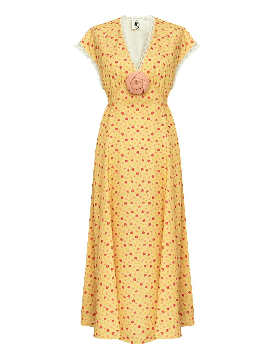 Sleeper - The Genus Rosa Dress in Wild Painsies - vasaras kleitas - multicolor - 1