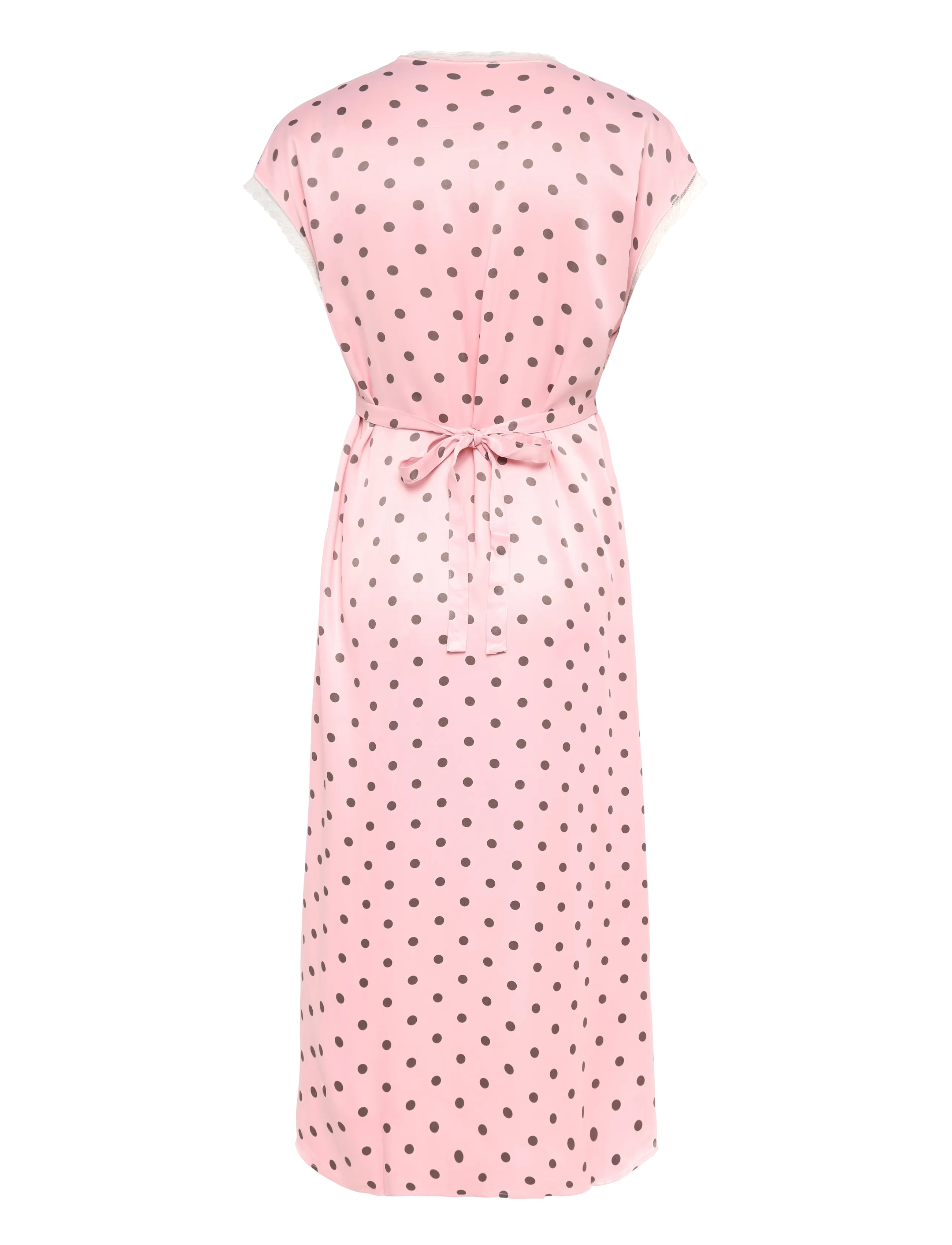 Sleeper - The Genus Rosa Midi Dress - midikleider - pink&brown - 2