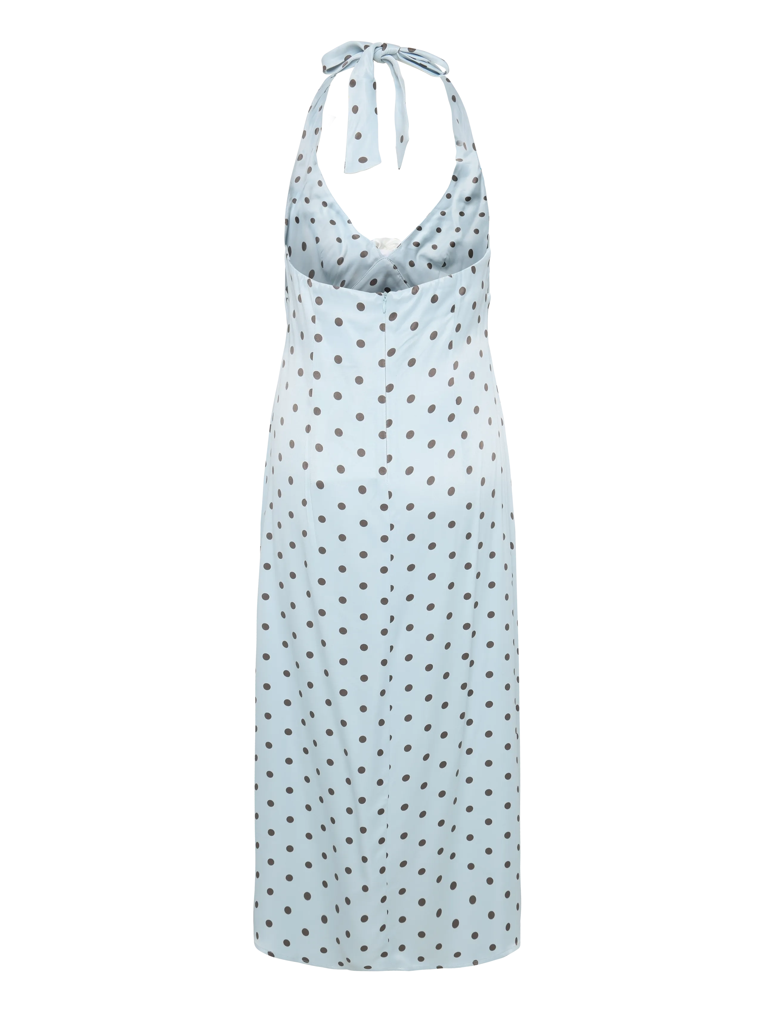 Sleeper - Jardin Halterneck Maxi Dress - blue&brown - 2