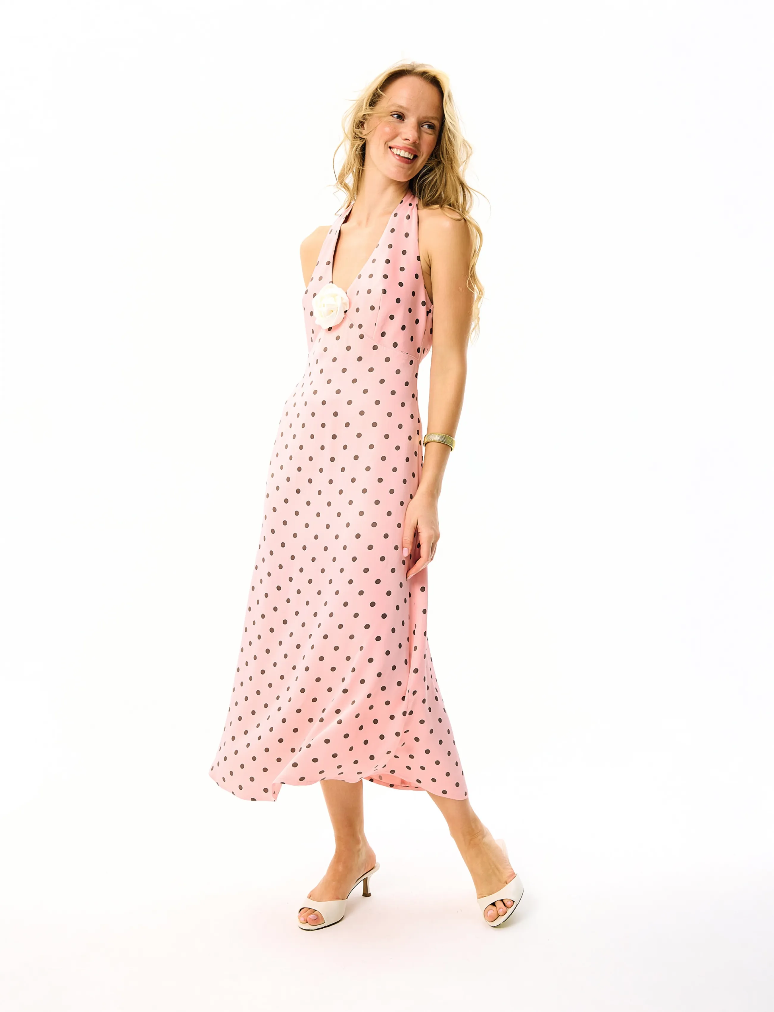 Sleeper Jardin Halterneck Maxi Dress klänningar dam – bild 5
