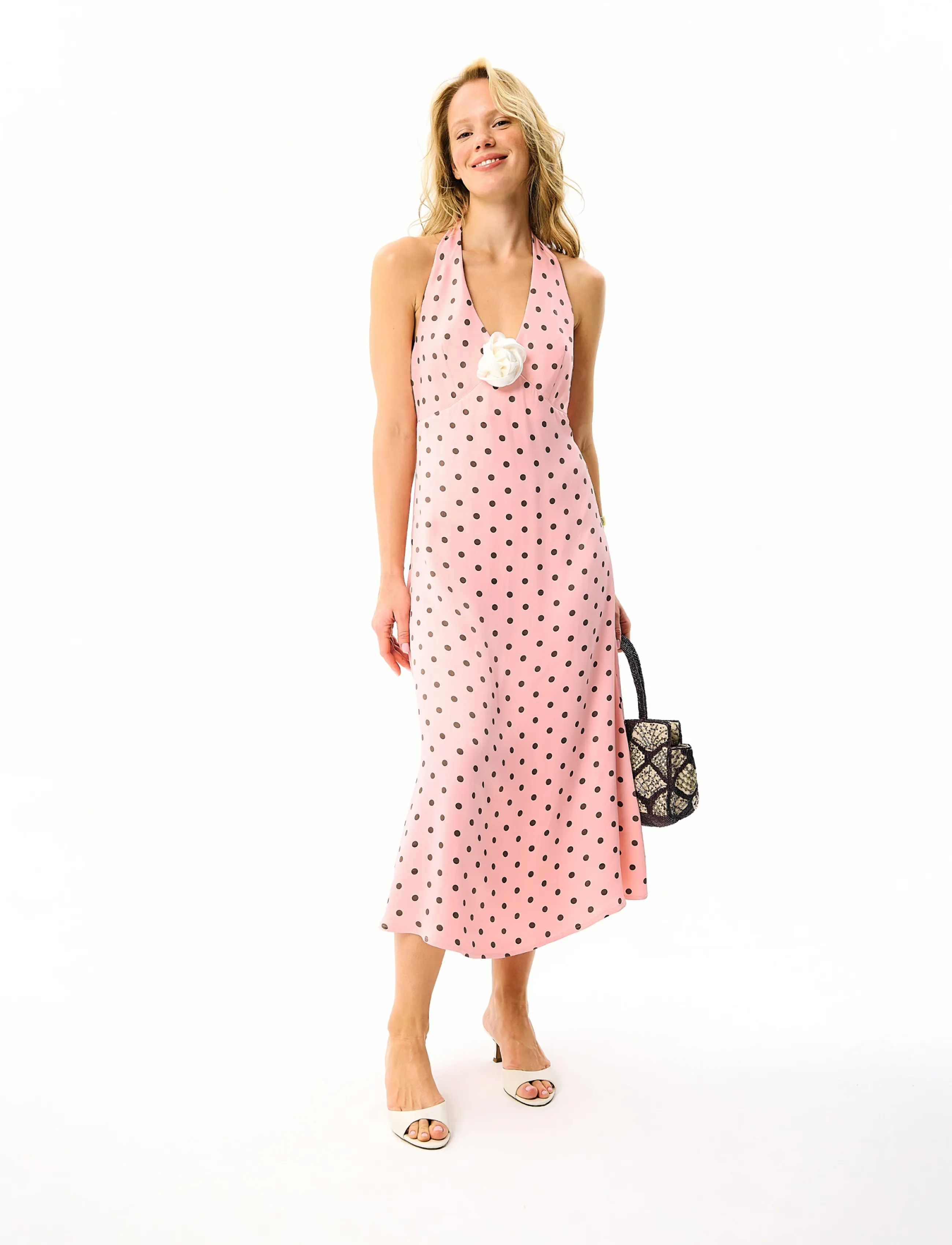 Sleeper Jardin Halterneck Maxi Dress klänningar dam – bild 6