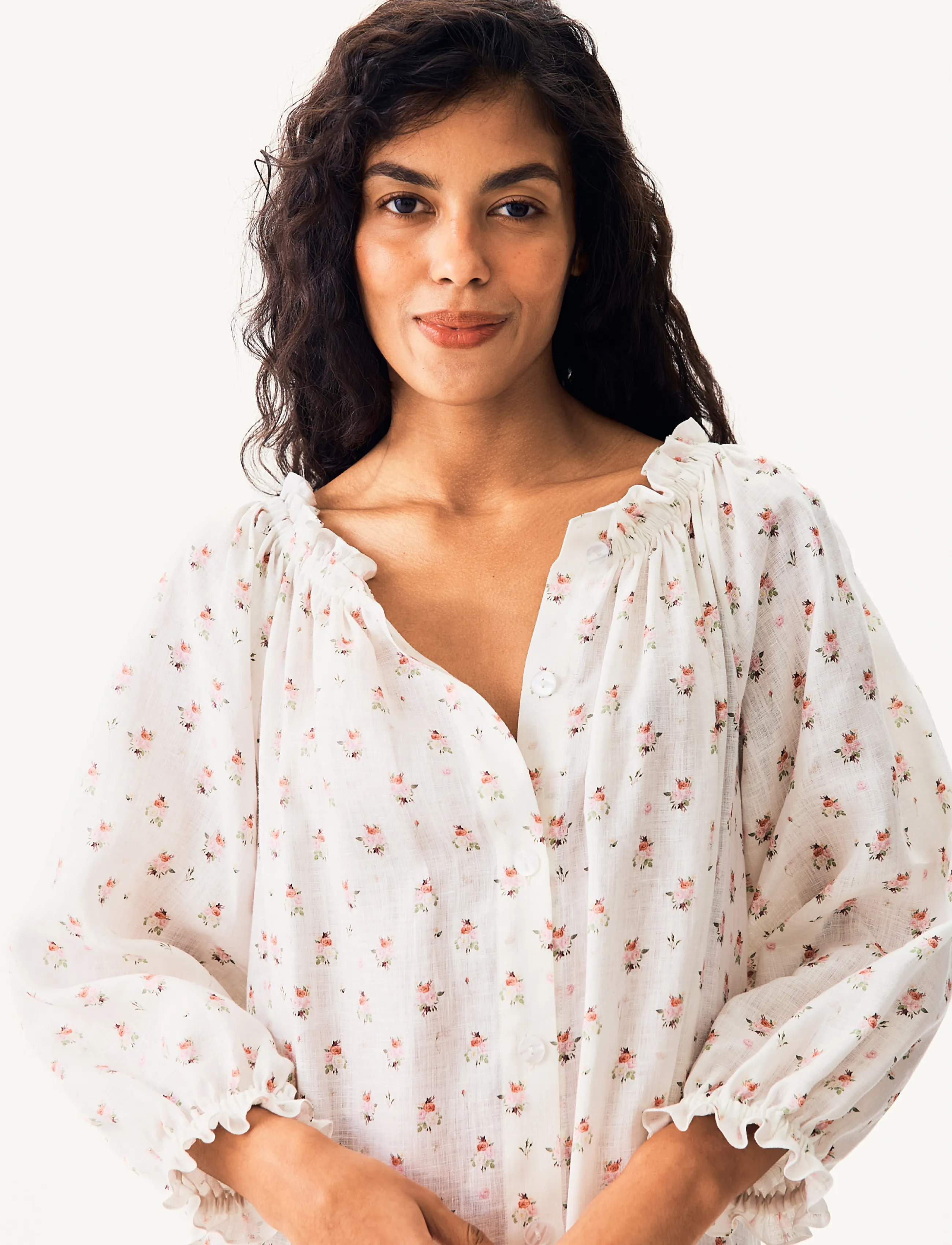 Sleeper Loungewear Linen Dress With Hair Ribbon sommarklänningar dam – bild 5