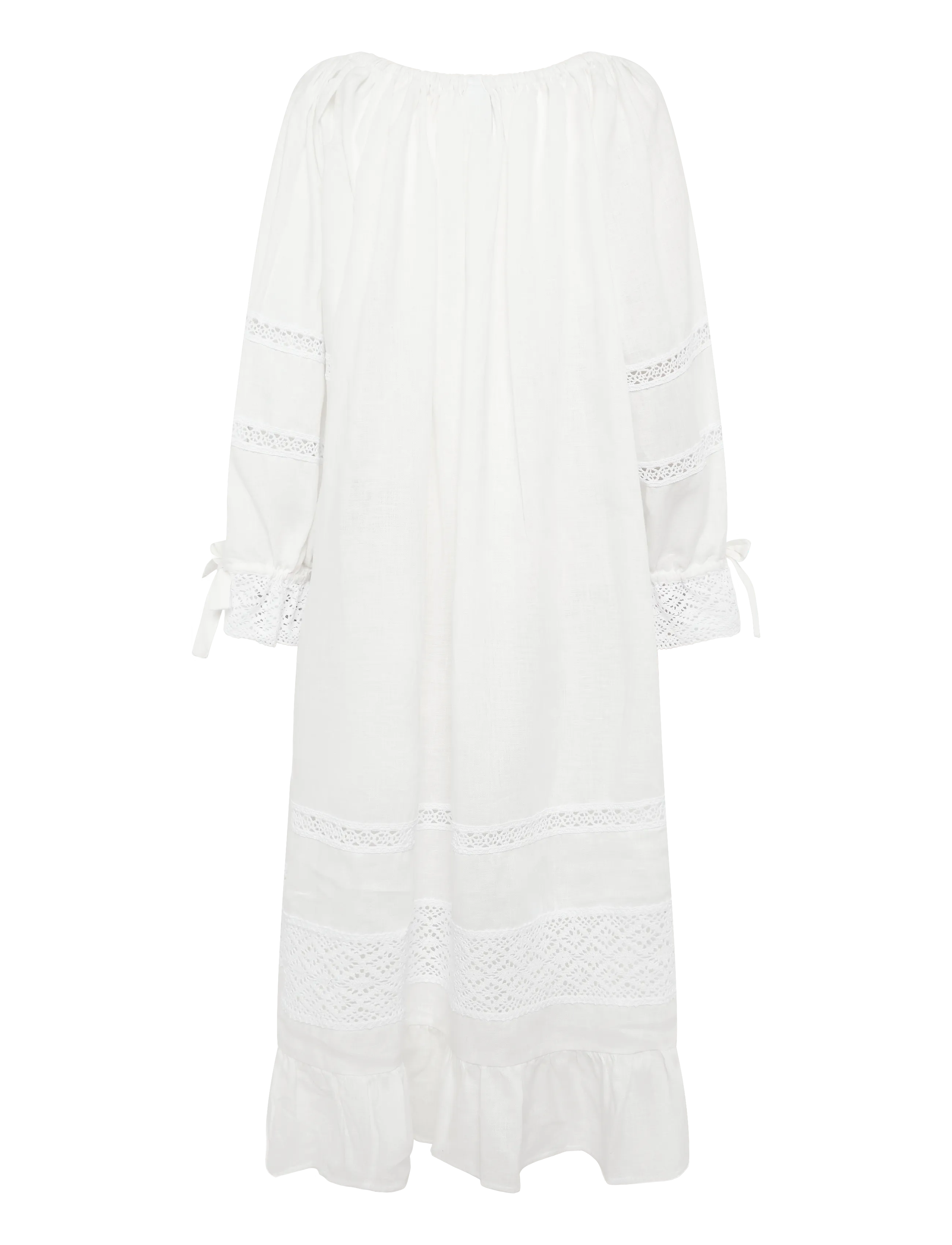 Sleeper - Romantica Lounge Dress - konfirmatsioon - white - 2