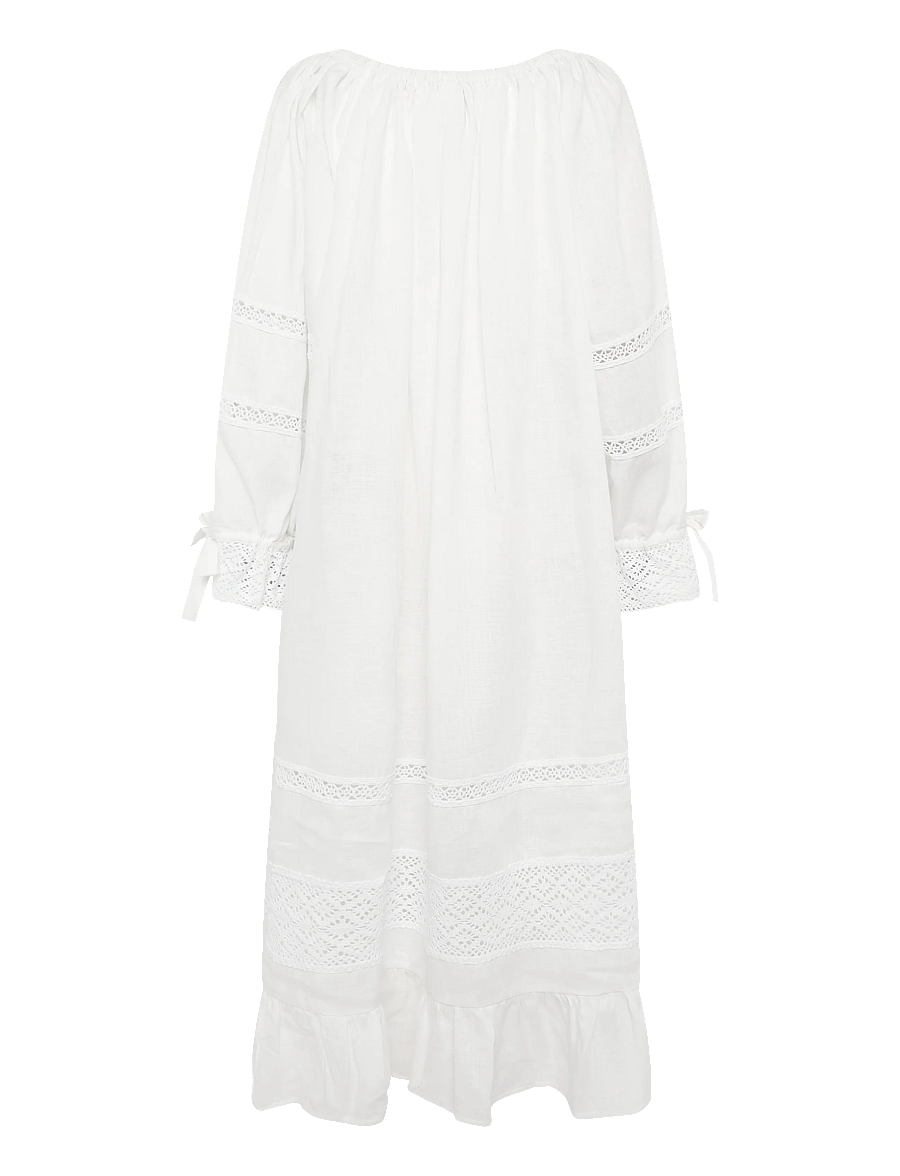 Sleeper - Romantica Lounge Dress - konfirmatsioon - white - 2