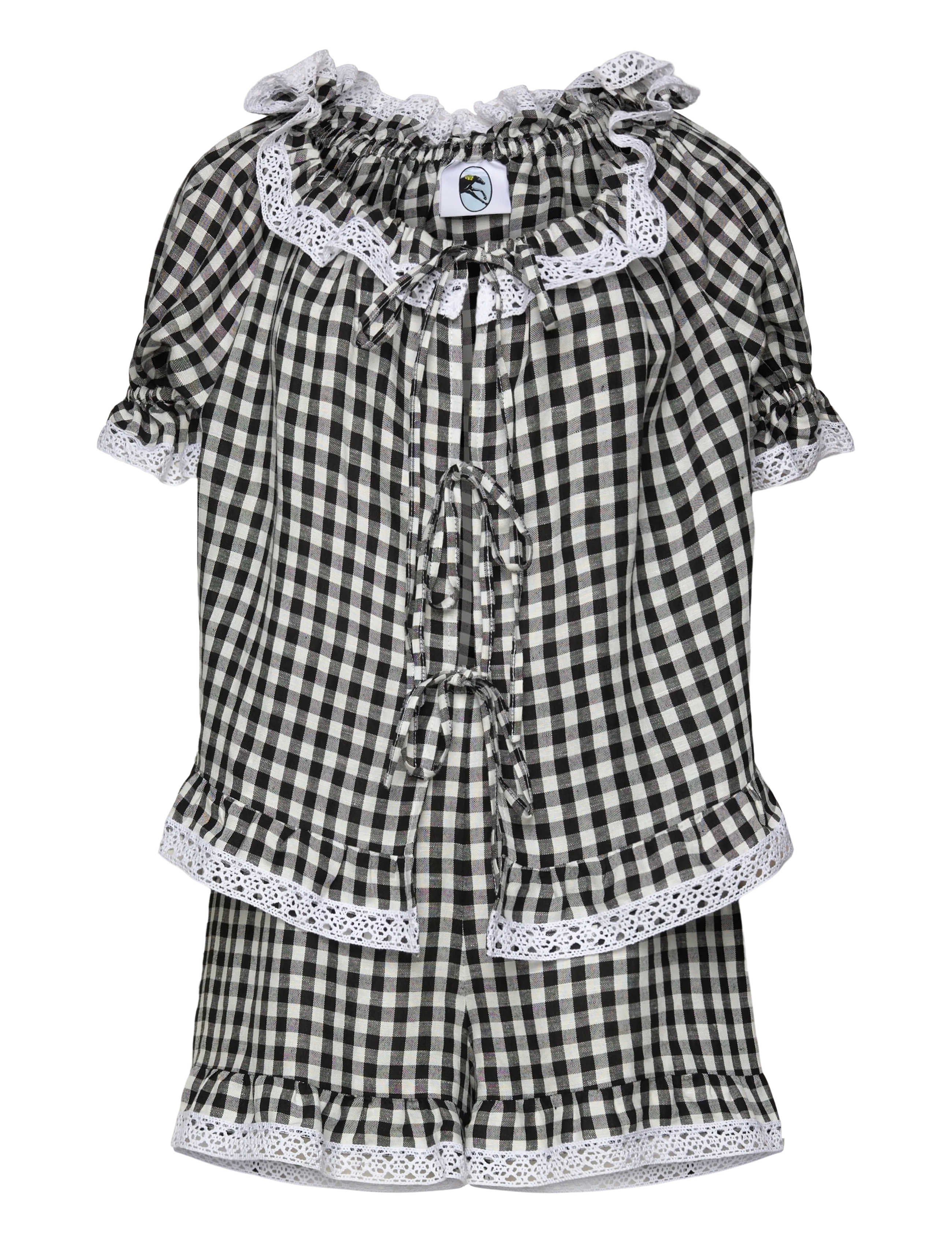 Sleeper Romantica Set with Short -  - WHITE&BLACK / white