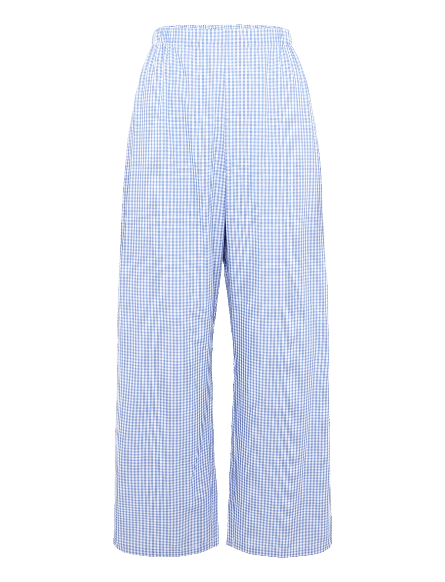 Sleeper - The Rose Cotton Pajama Set - pyjamas - white&blue - 3