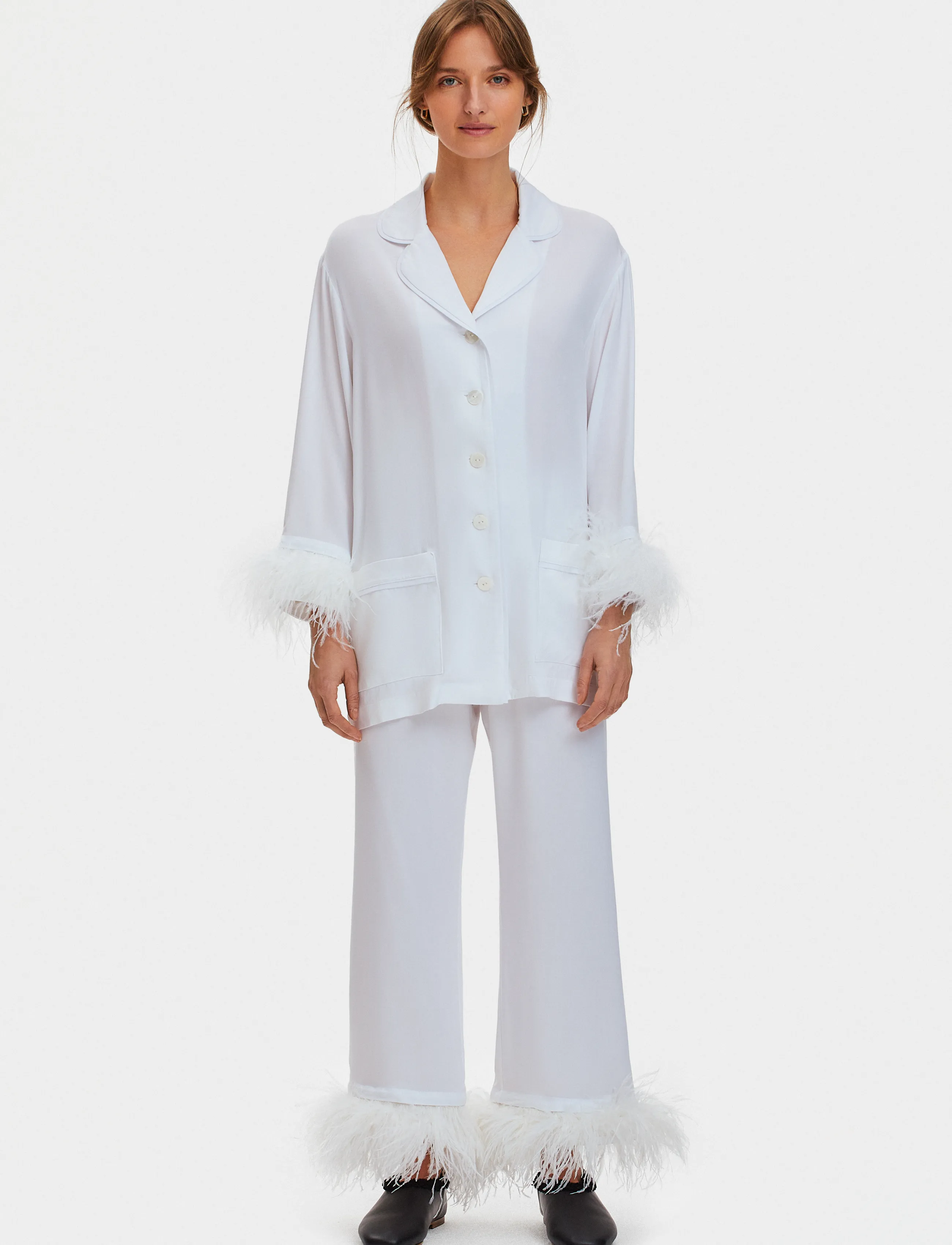 Sleeper Party Pajama Set With Detachable Feathers pyjamas & nattlinnen dam – bild 6