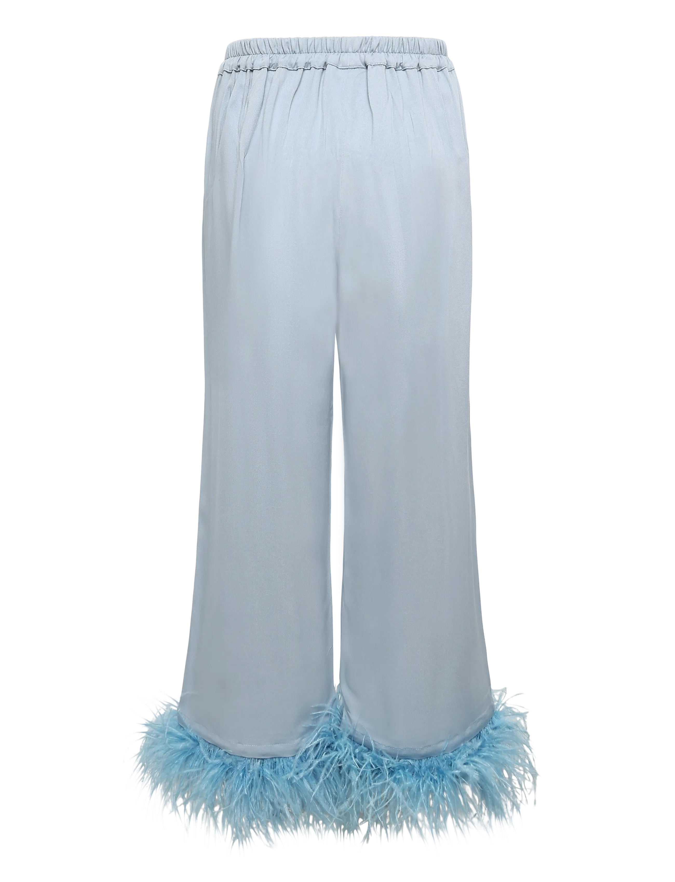 Sleeper - Party Pajama Set with Detachable Feathers - pyjamas - blue - 4