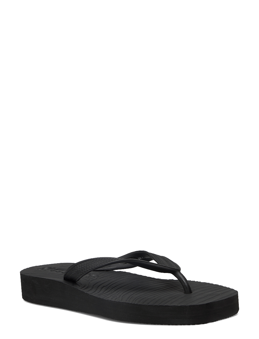 SLEEPERS - TAPERED PLATFORM Eggnog Flip Flop - flip flops - black - 0
