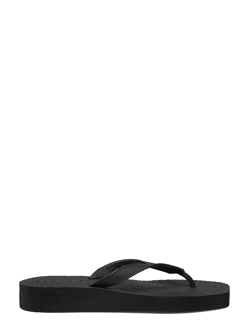 SLEEPERS - TAPERED PLATFORM Brown Flip Flop - klipklapper - black - 1