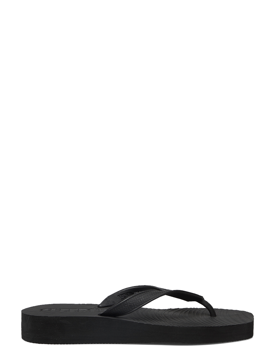 SLEEPERS - TAPERED PLATFORM Eggnog Flip Flop - flip flops - black - 1
