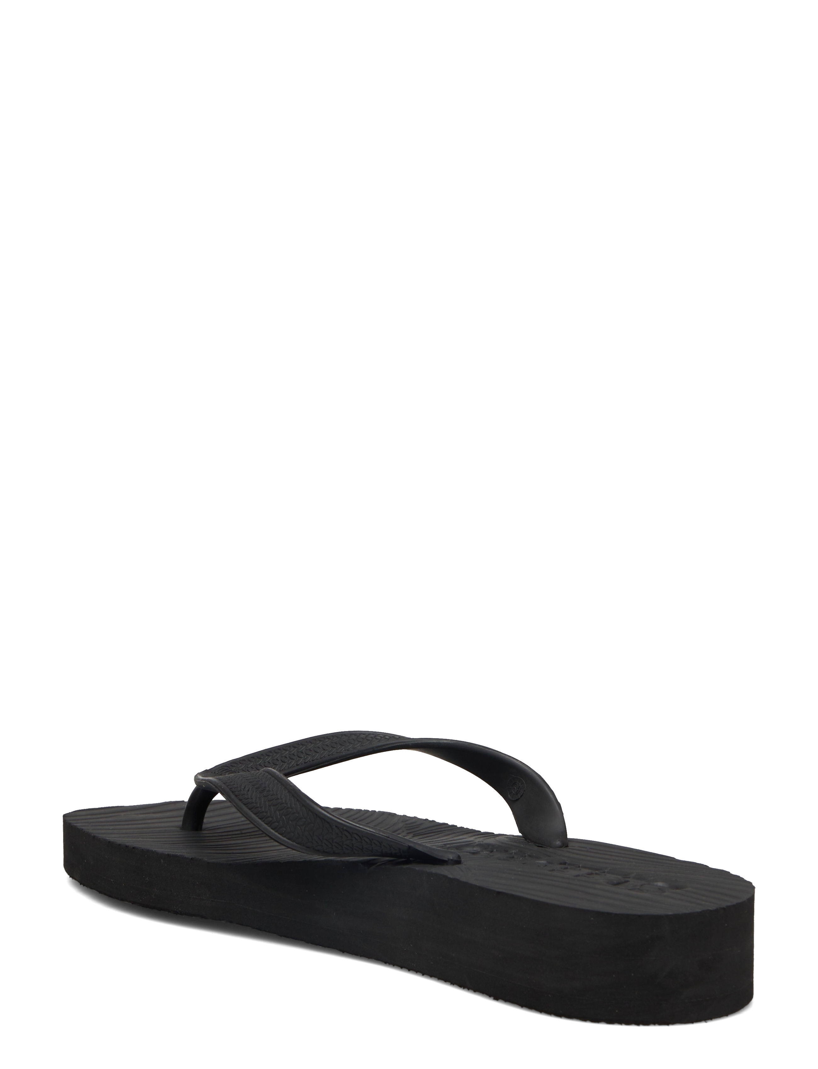 SLEEPERS - TAPERED PLATFORM Brown Flip Flop - klipklapper - black - 2