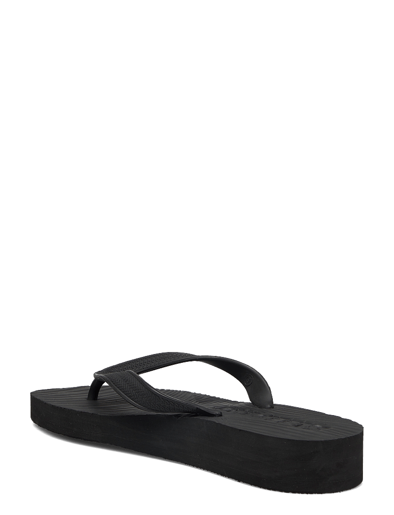 SLEEPERS - TAPERED PLATFORM Brown Flip Flop - klipklapper - black - 2