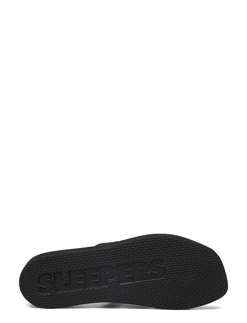 SLEEPERS - TAPERED PLATFORM Brown Flip Flop - klipklapper - black - 4