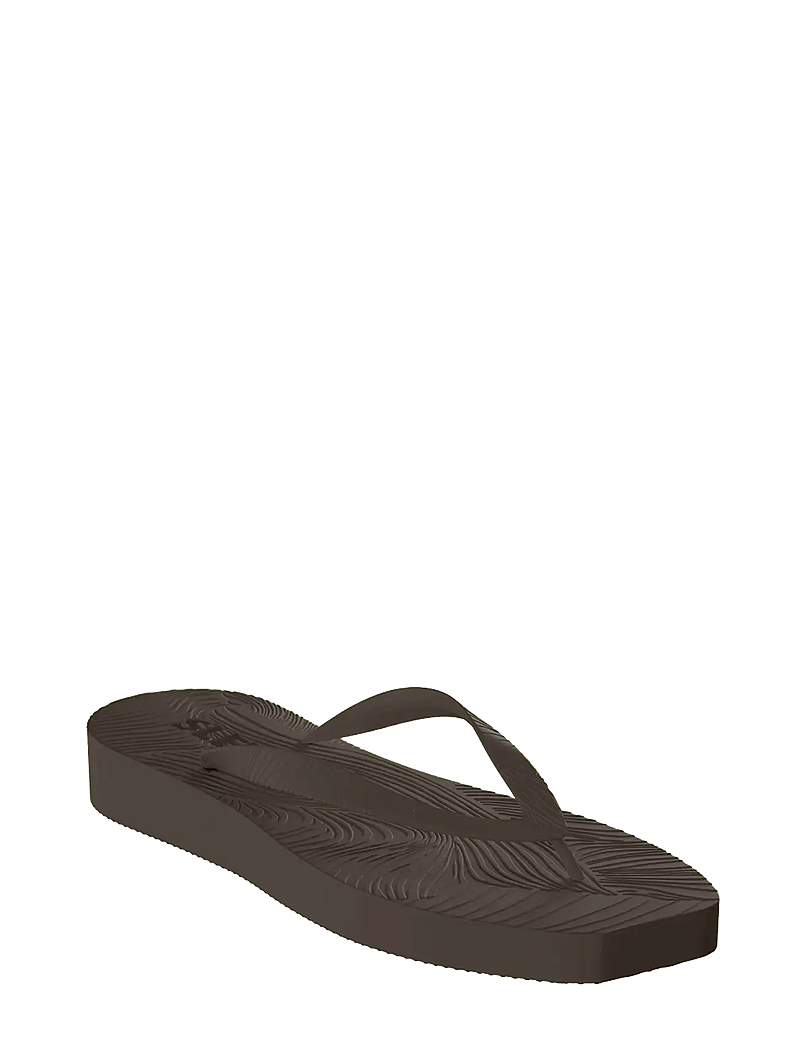 SLEEPERS - TAPERED PLATFORM Brown Flip Flop - plätud - brown - 0