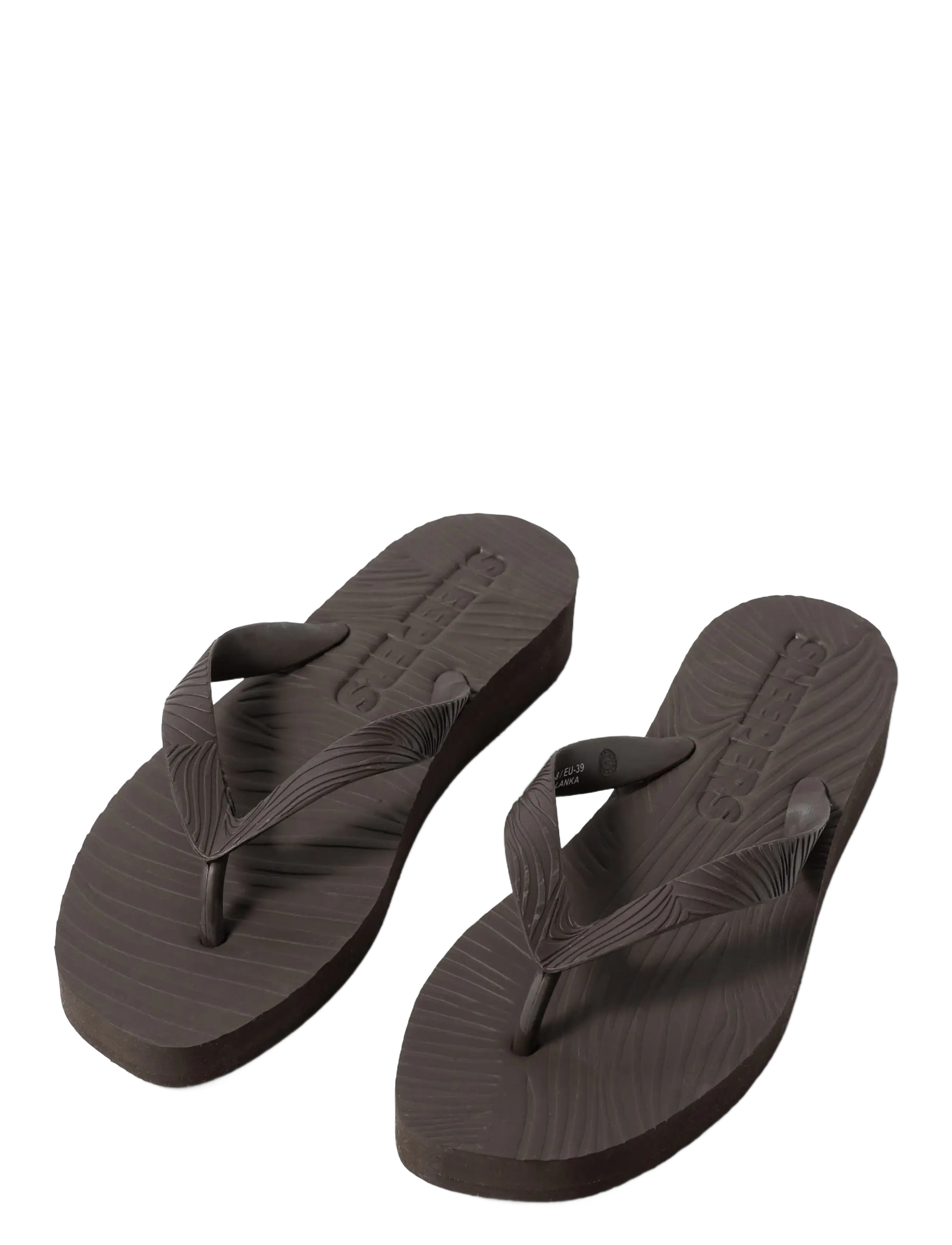 SLEEPERS - TAPERED PLATFORM Sand Flip Flop - flip flops - brown - 1