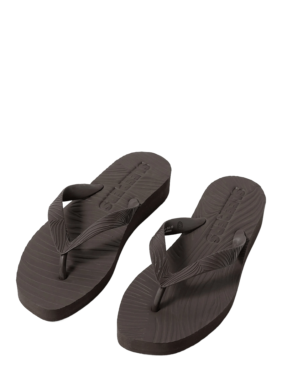 SLEEPERS - TAPERED PLATFORM Sand Flip Flop - flip flops - brown - 1