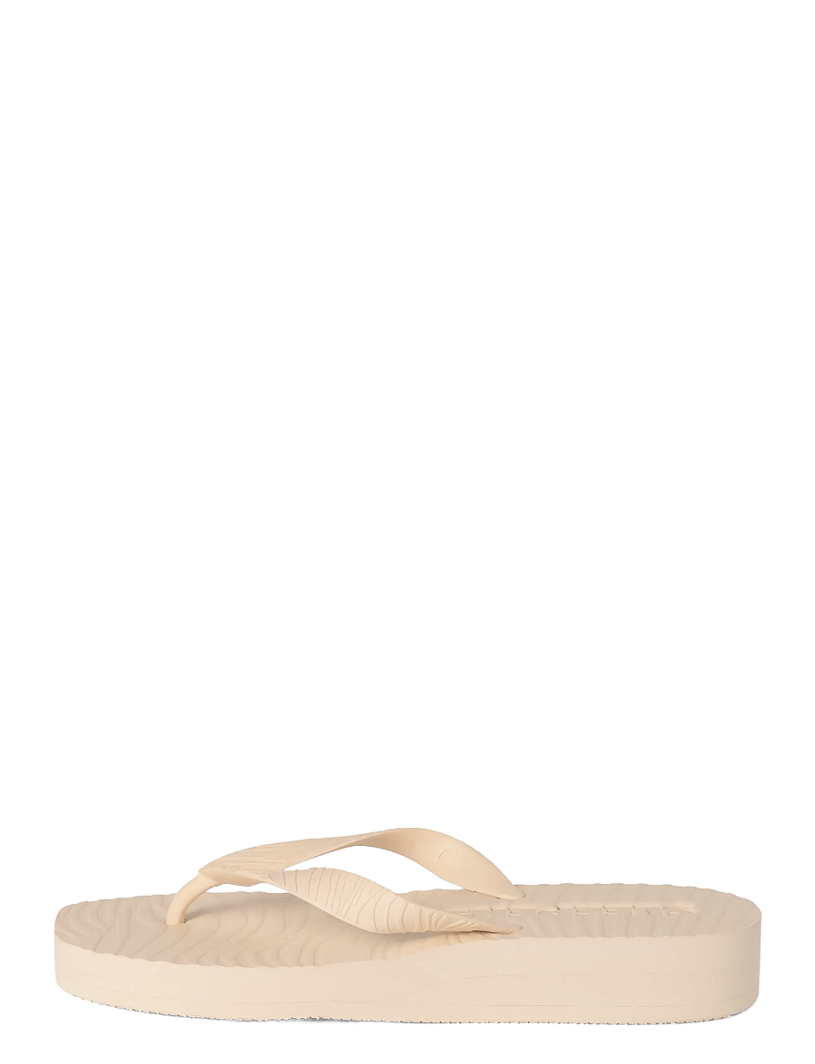 SLEEPERS - TAPERED PLATFORM Sand Flip Flop - plätud - eggnog - 0