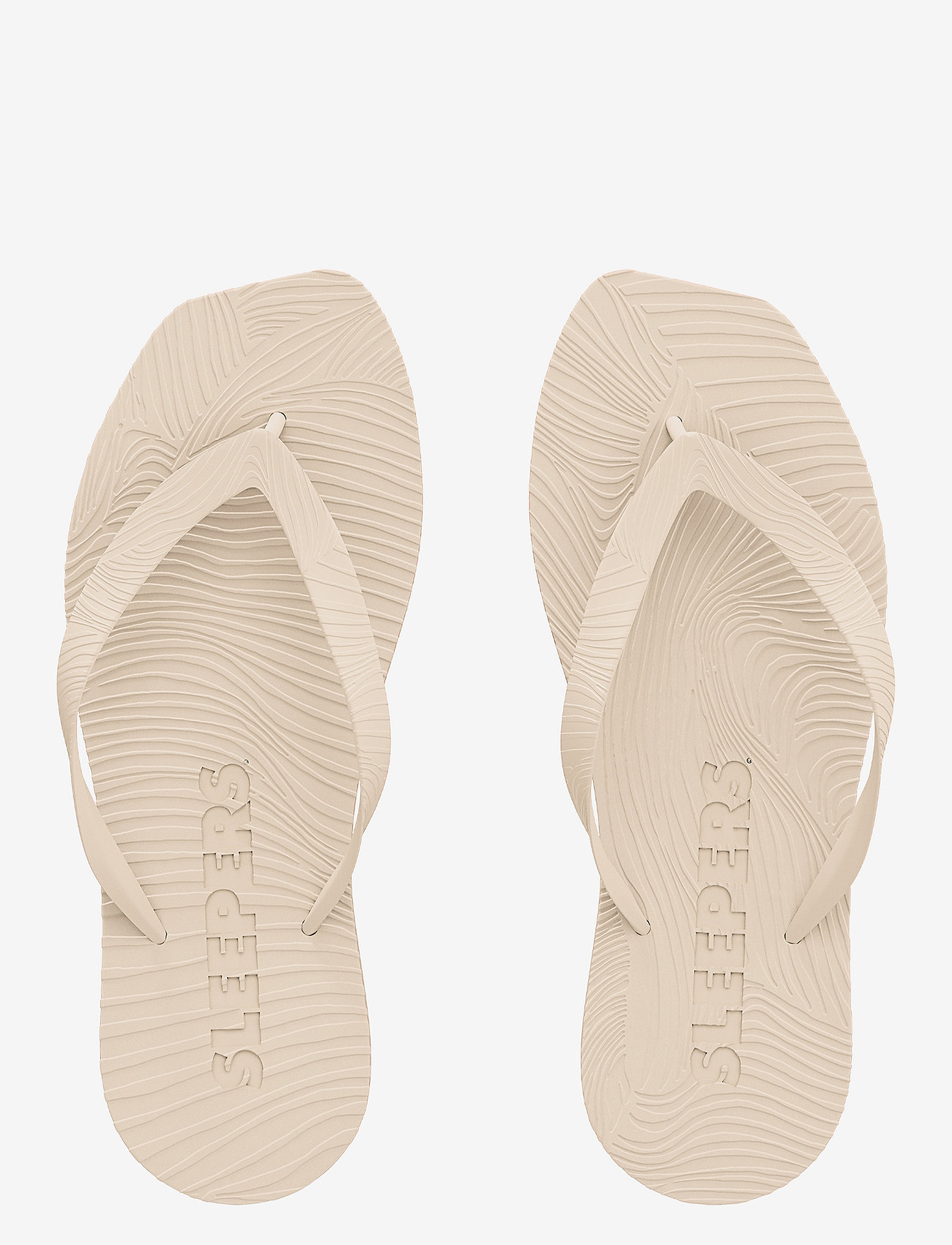 SLEEPERS - TAPERED PLATFORM Brown Flip Flop - flip flops - eggnog - 1