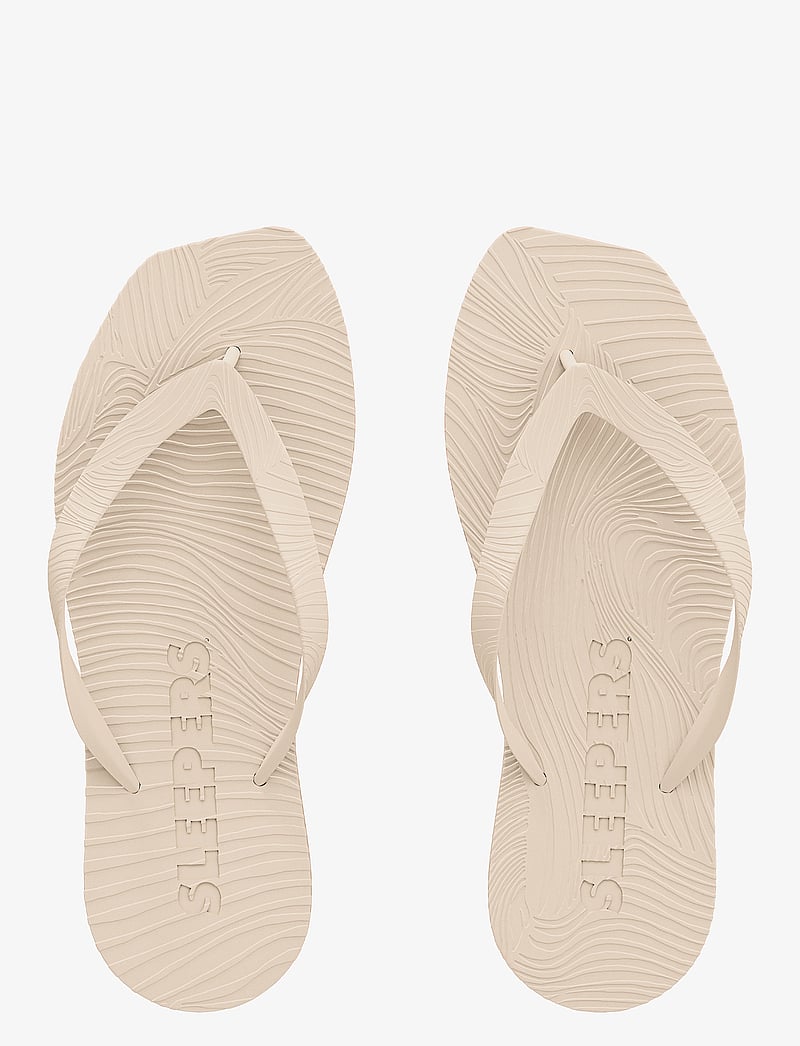 SLEEPERS - TAPERED PLATFORM Brown Flip Flop - flip flops - eggnog - 1