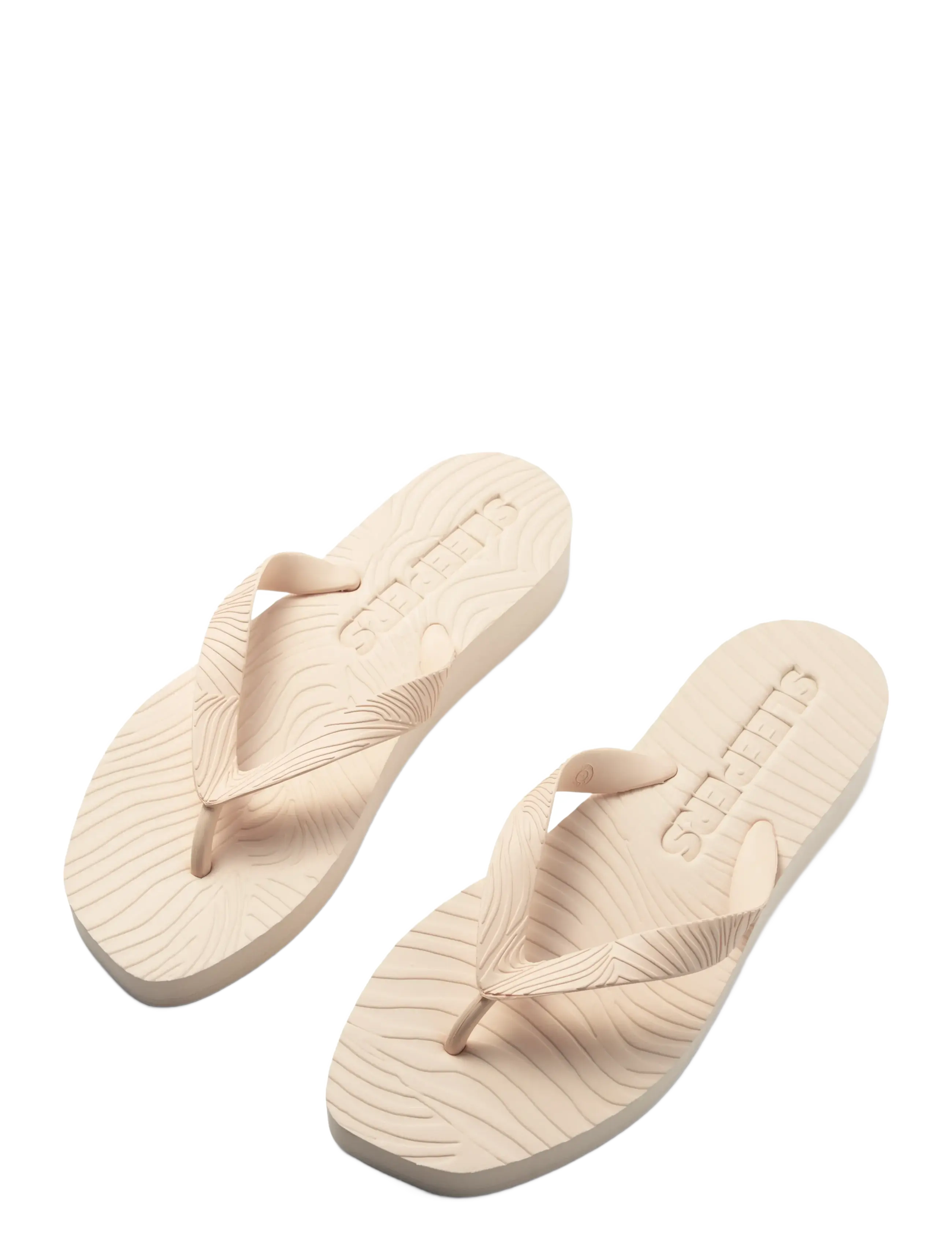 SLEEPERS - TAPERED PLATFORM Sand Flip Flop - plätud - eggnog - 1