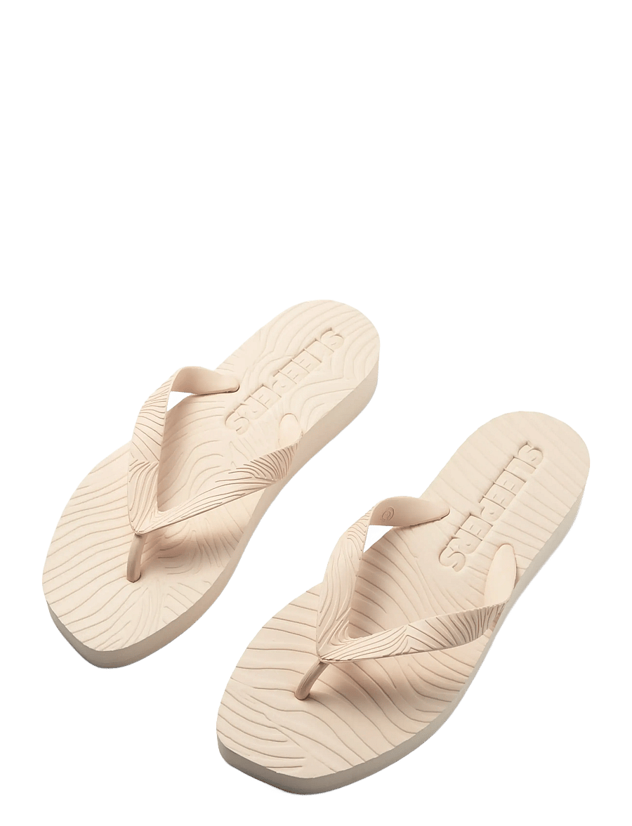 SLEEPERS - TAPERED PLATFORM Sand Flip Flop - plätud - eggnog - 1
