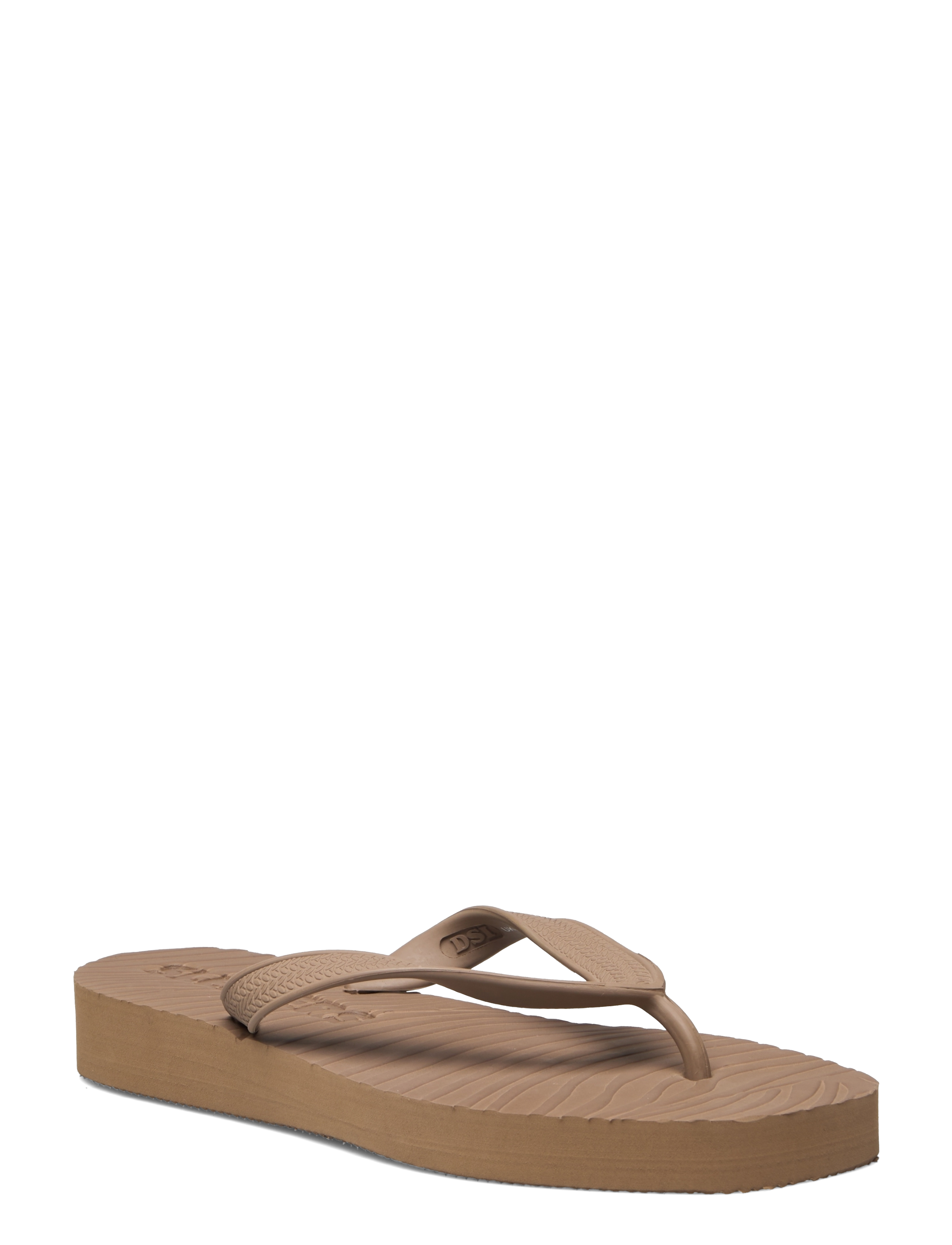 SLEEPERS TAPERED PLATFORM Brown Flip Flop - SLEEPERS - SAND / brown