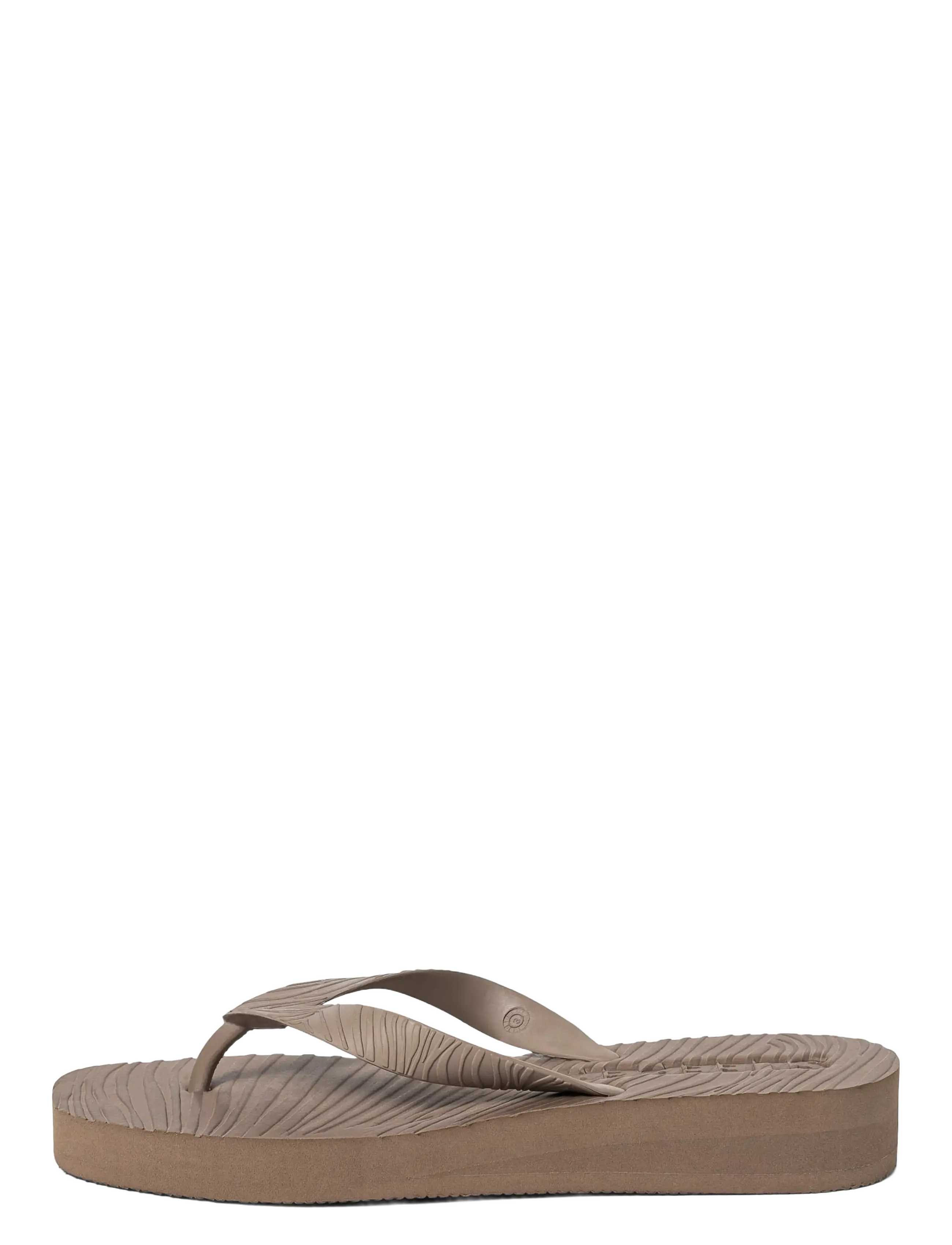 SLEEPERS - TAPERED PLATFORM Black Flip Flop - klipklapper - sand - 0