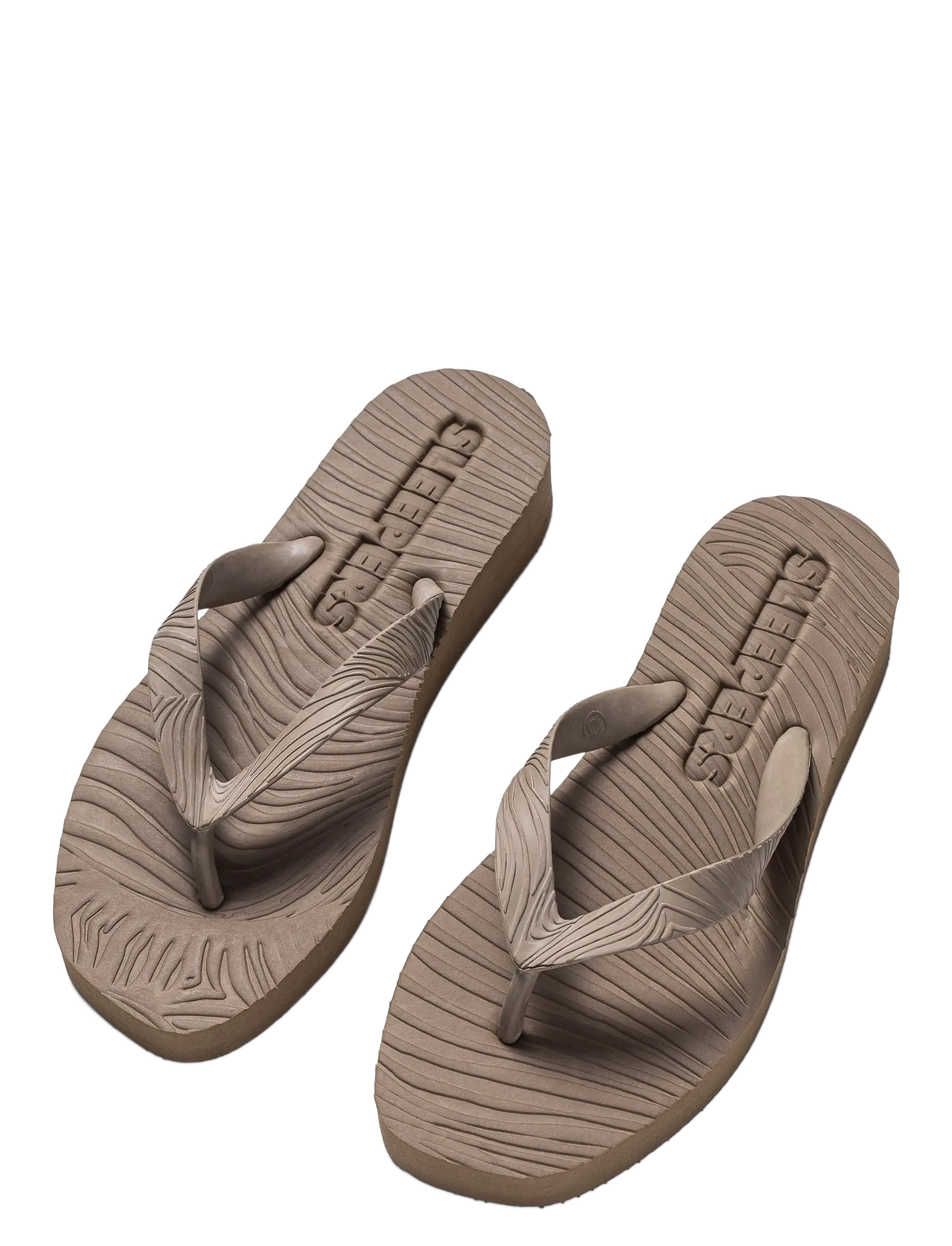 SLEEPERS - TAPERED PLATFORM Black Flip Flop - klipklapper - sand - 1
