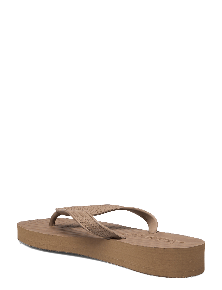 SLEEPERS - TAPERED PLATFORM Eggnog Flip Flop - flip flops - sand - 2