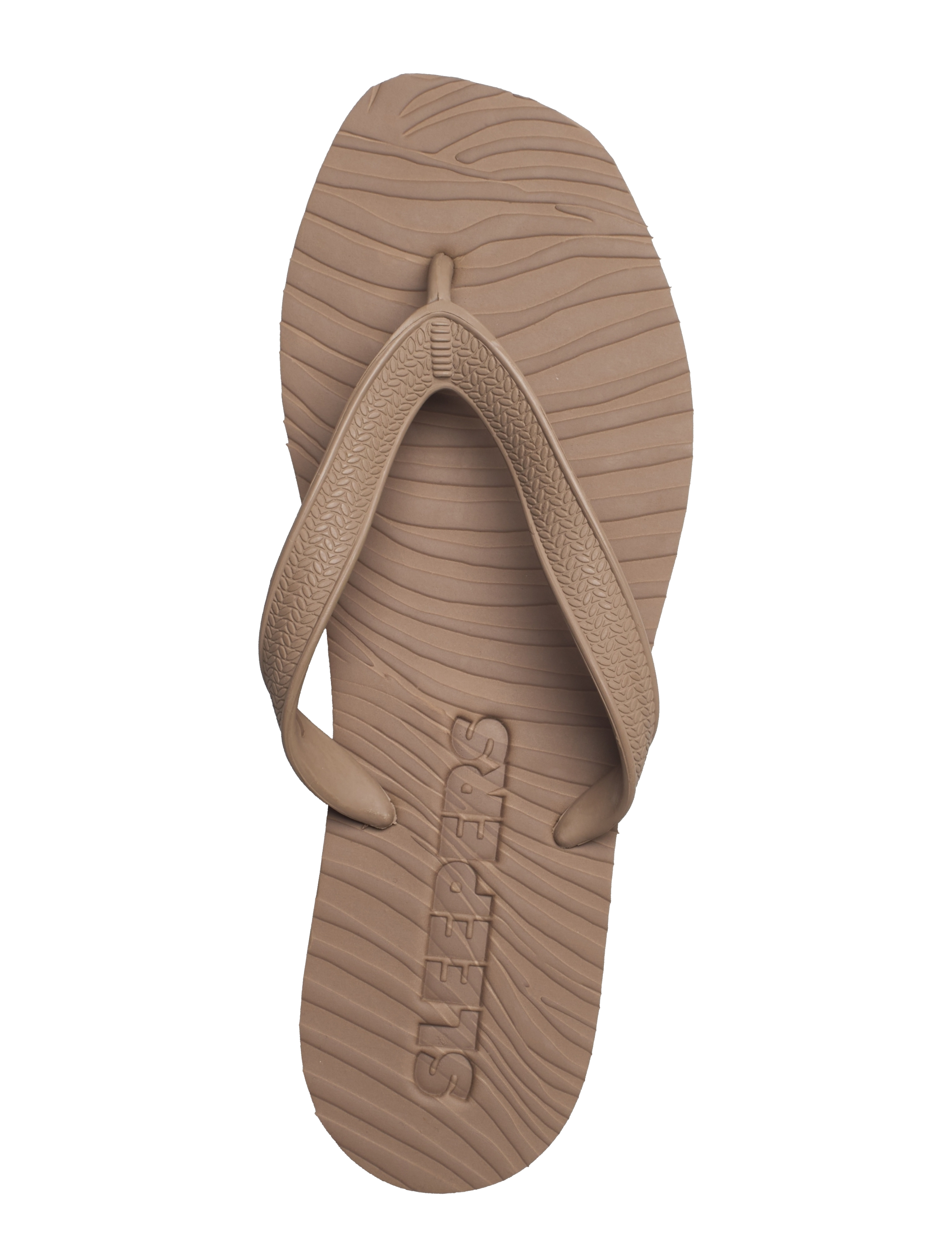 SLEEPERS - TAPERED PLATFORM Eggnog Flip Flop - flip flops - sand - 3