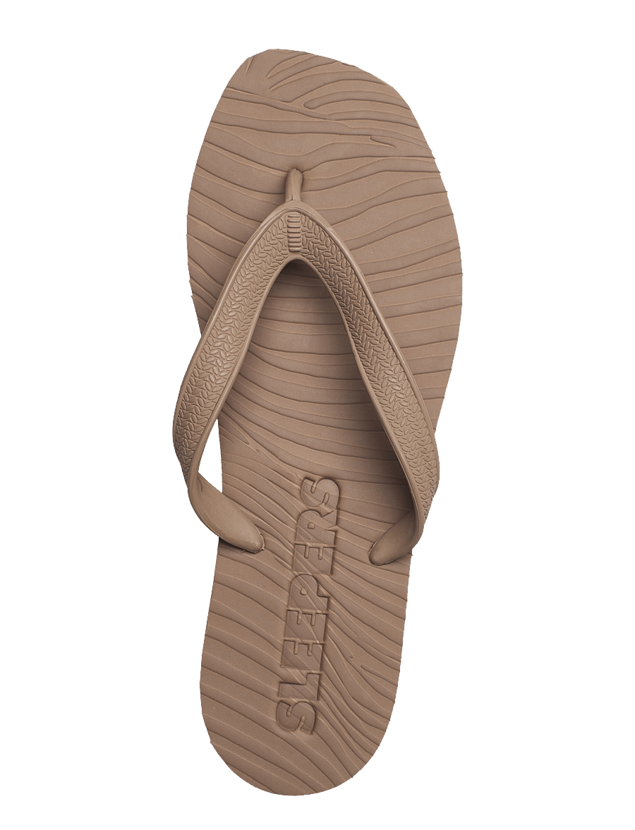 SLEEPERS - TAPERED PLATFORM Eggnog Flip Flop - flip flops - sand - 3