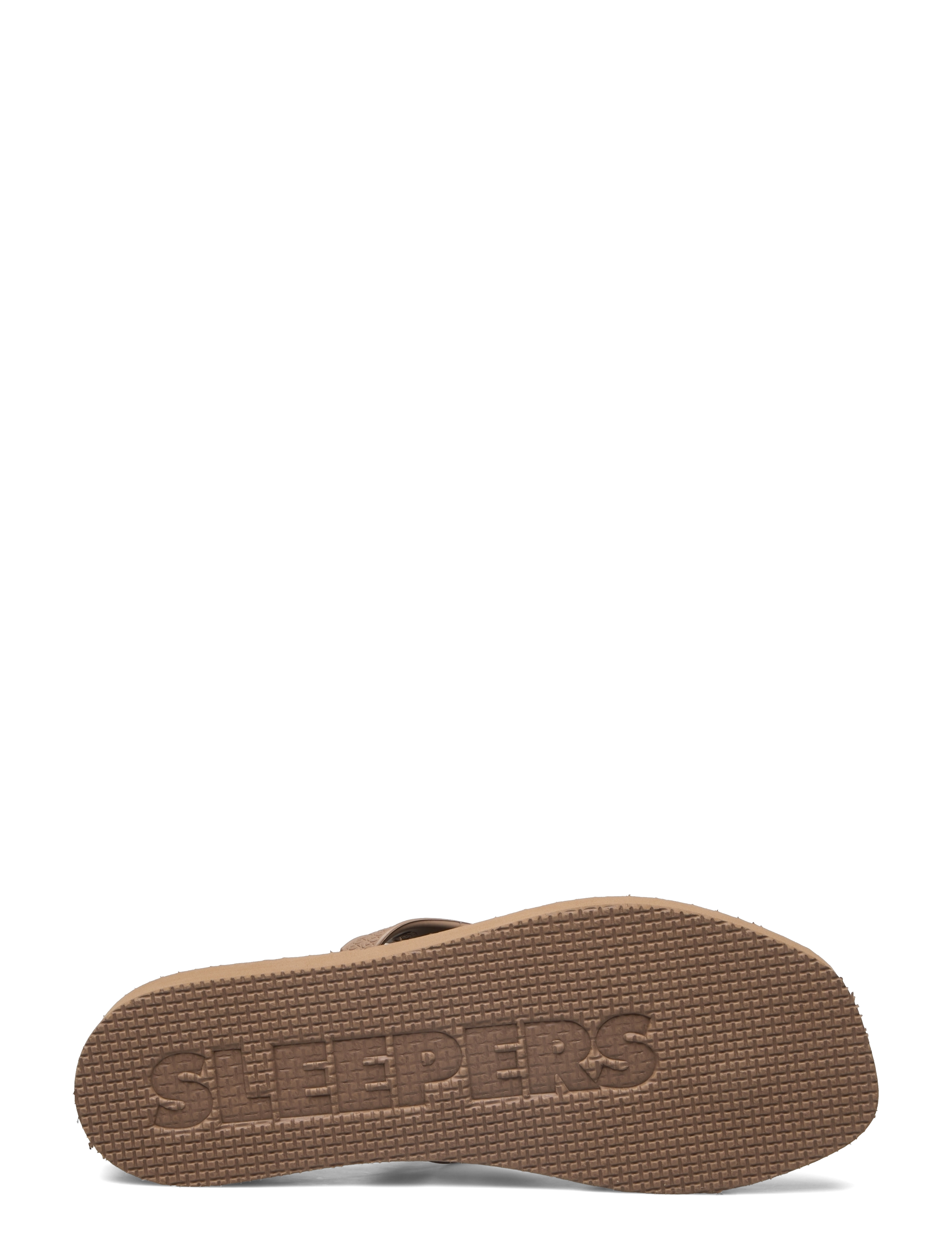 SLEEPERS - TAPERED PLATFORM Brown Flip Flop - plätud - sand - 4
