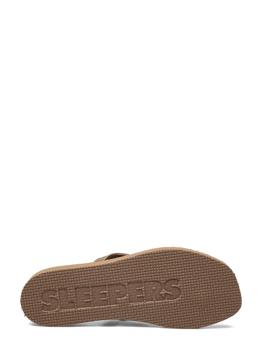 SLEEPERS - TAPERED PLATFORM Eggnog Flip Flop - flip flops - sand - 4