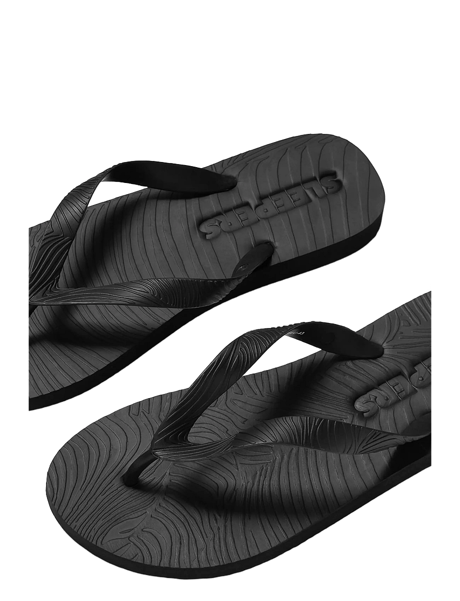 SLEEPERS - CLASSIC Sand Flip Flop - plätud - black - 2