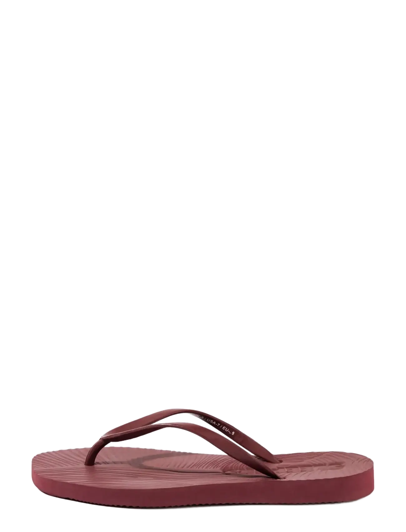 SLEEPERS TAPERED Mellow Yellow Flip Flop - Schuhe - BURGUNDY / burgundy